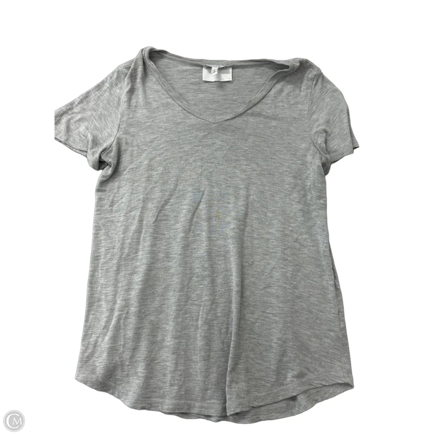 Top Short Sleeve By Jessica Simpson In Grey, Size: M