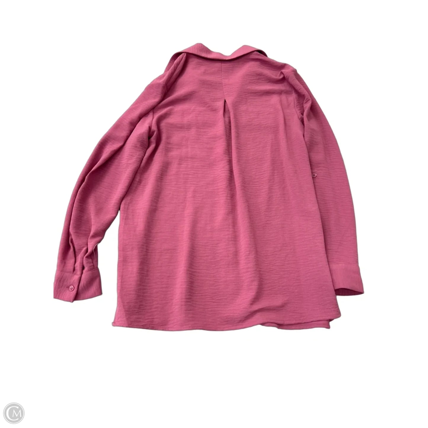 Top Long Sleeve By Hilary Radley In Pink, Size: S