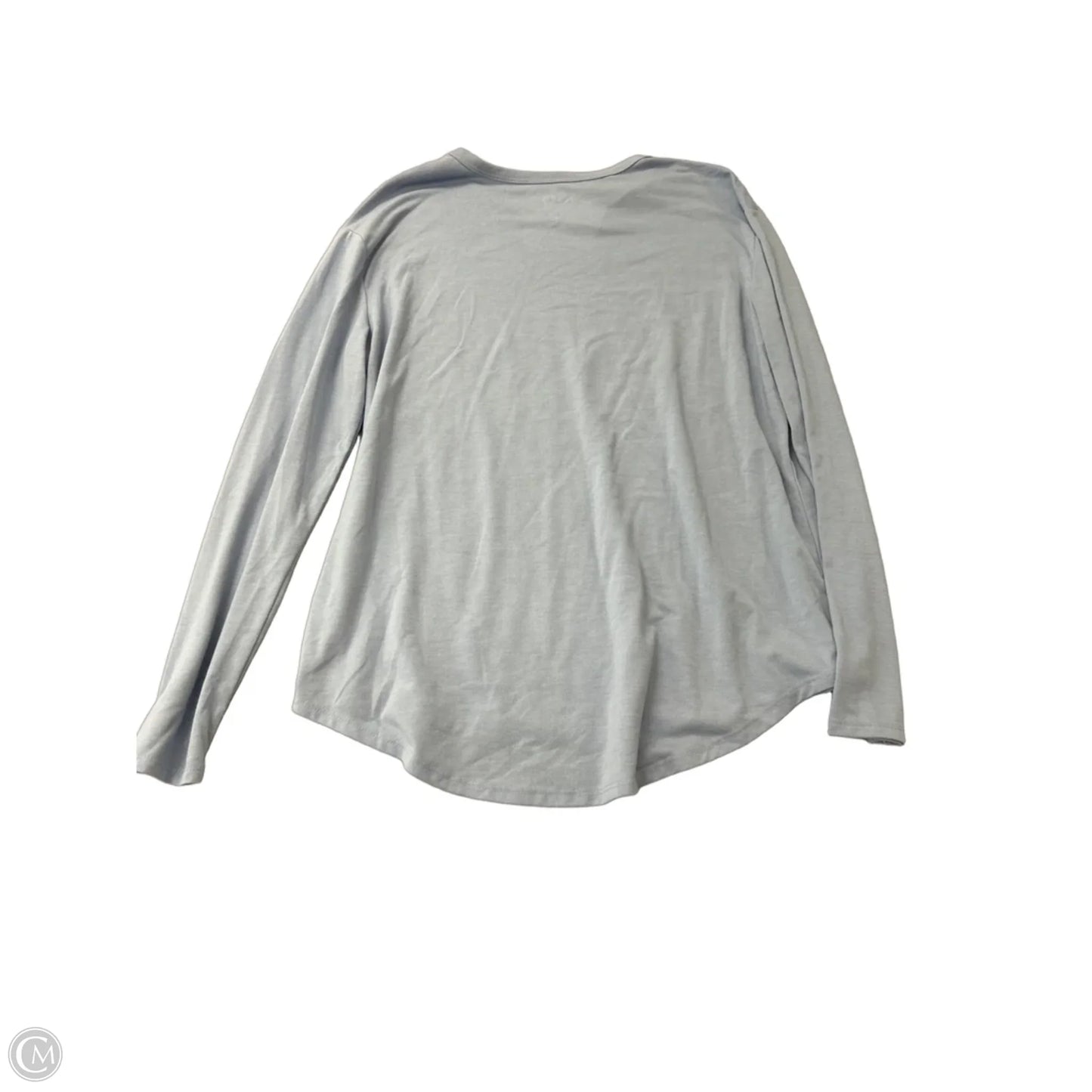 Top Long Sleeve Basic By So In Blue, Size: L