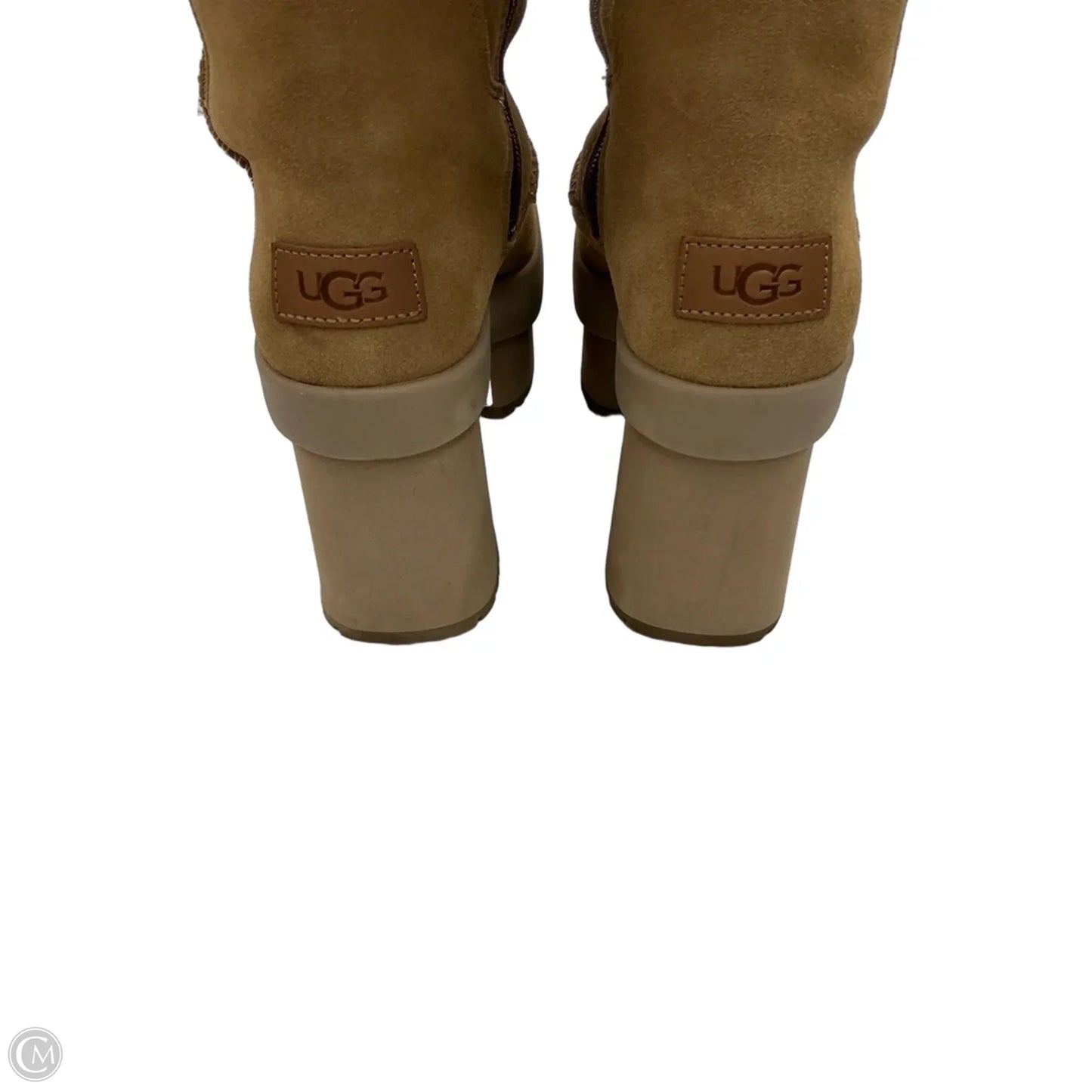 Boots Designer By Ugg In Brown, Size: 8