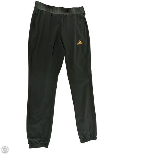 Athletic Pants By Adidas In Green, Size: S