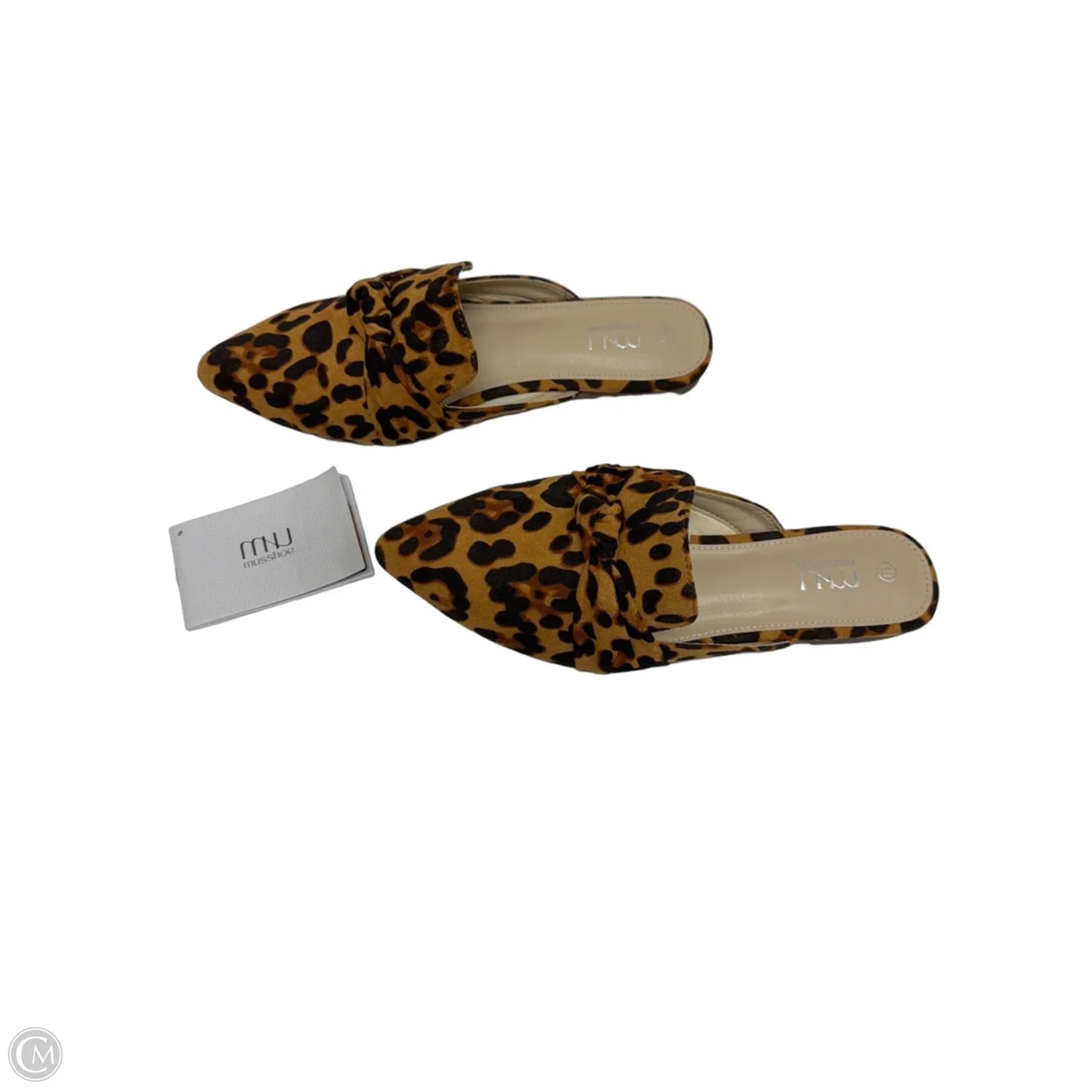 Shoes Flats By Musshoe In Animal Print, Size: 10