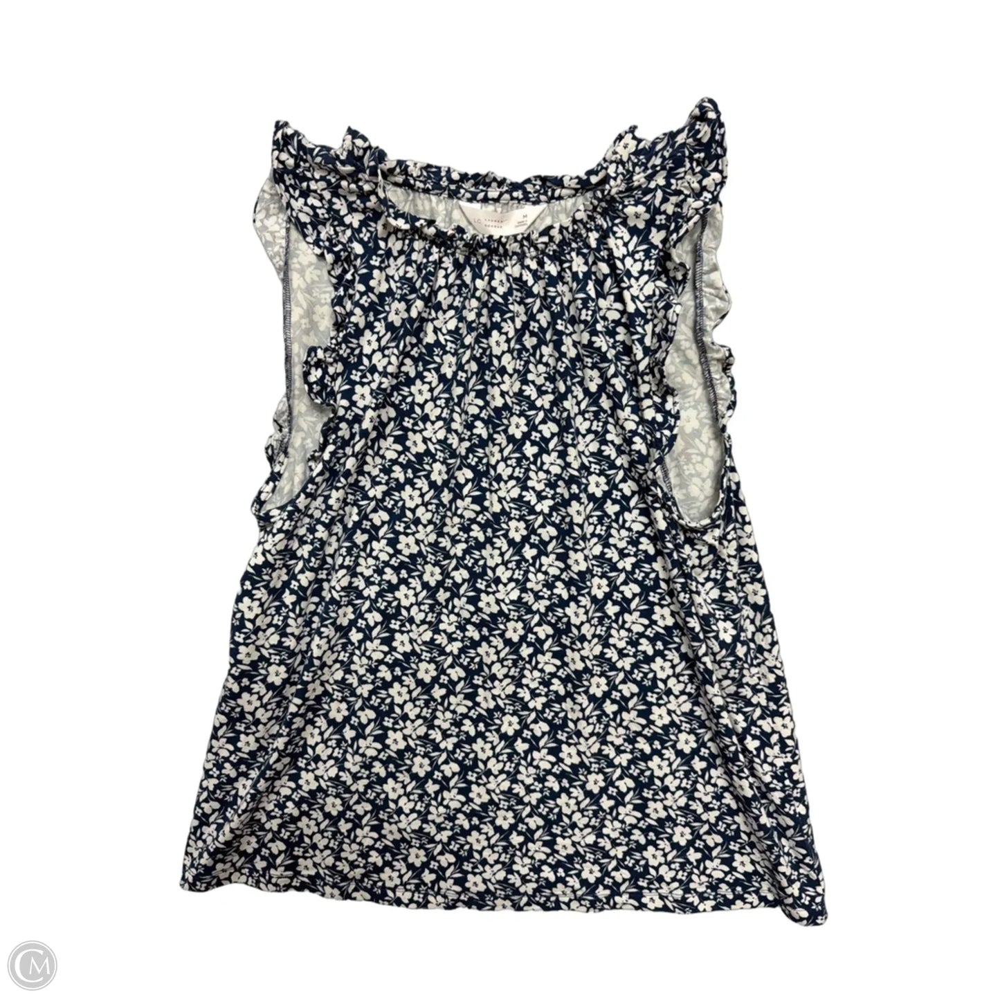 Top Sleeveless By Lc Lauren Conrad In Floral Print, Size: M