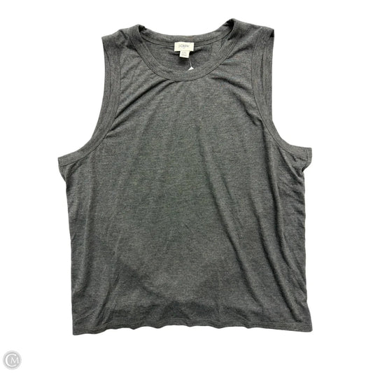Top Sleeveless By J. Crew In Grey, Size: 1x