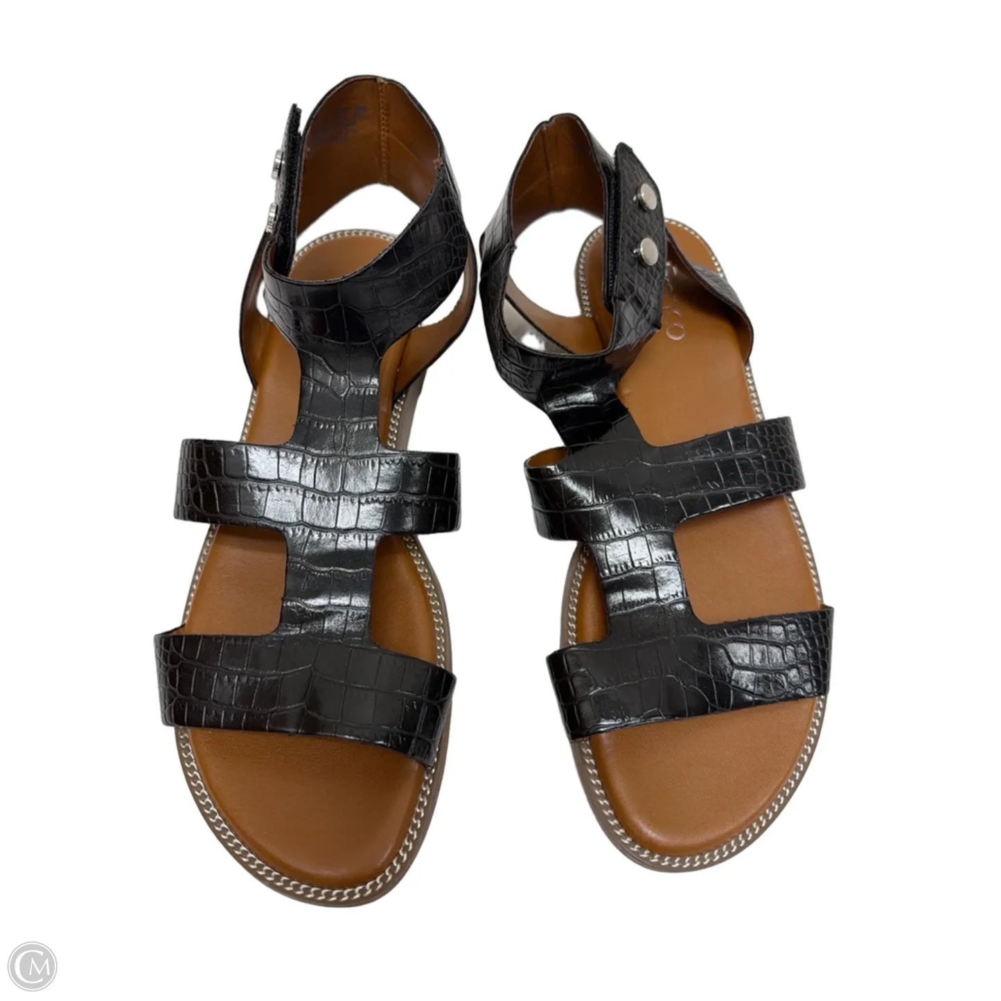 Sandals Flats By Franco Sarto In Black, Size: 9.5