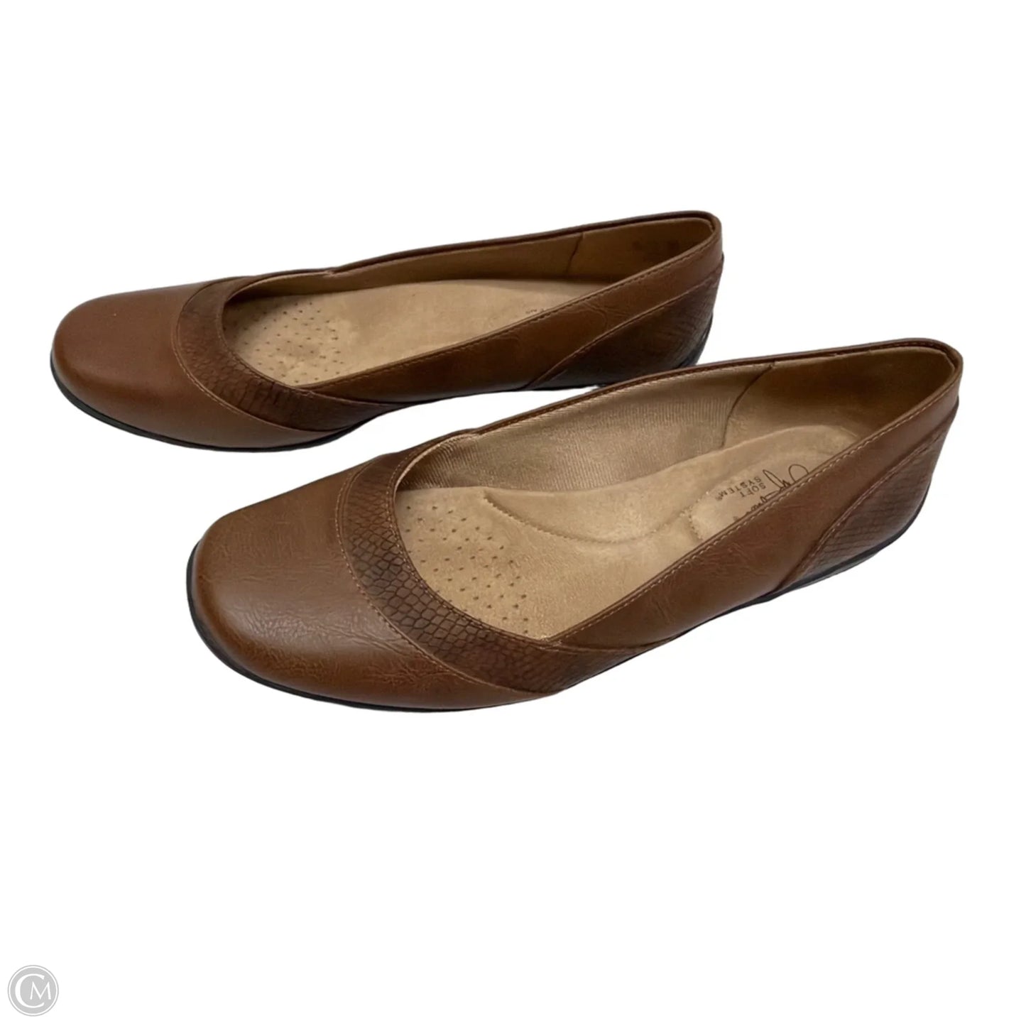 Shoes Flats By Life Stride In Brown, Size: 9.5
