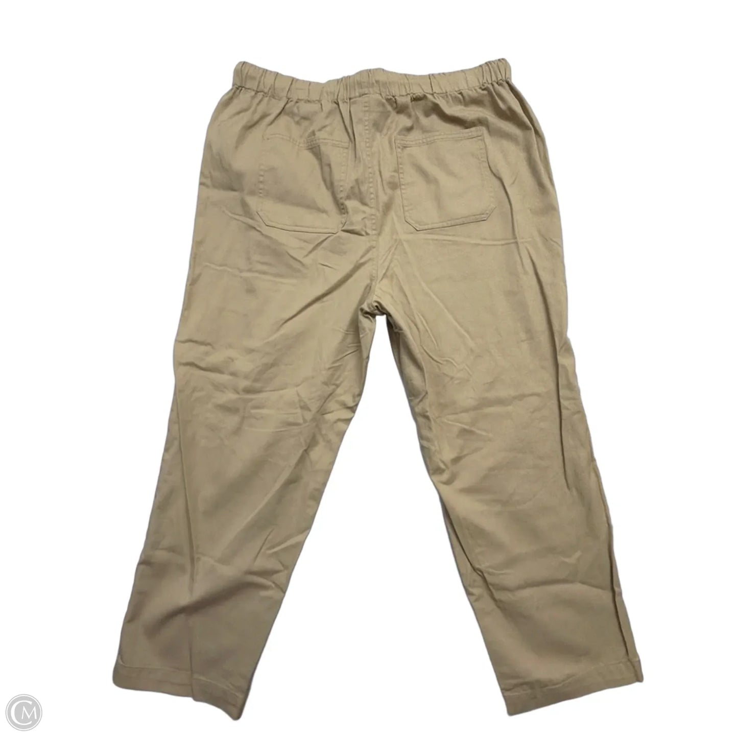 Pants Wide Leg By Universal Thread In Tan, Size: L