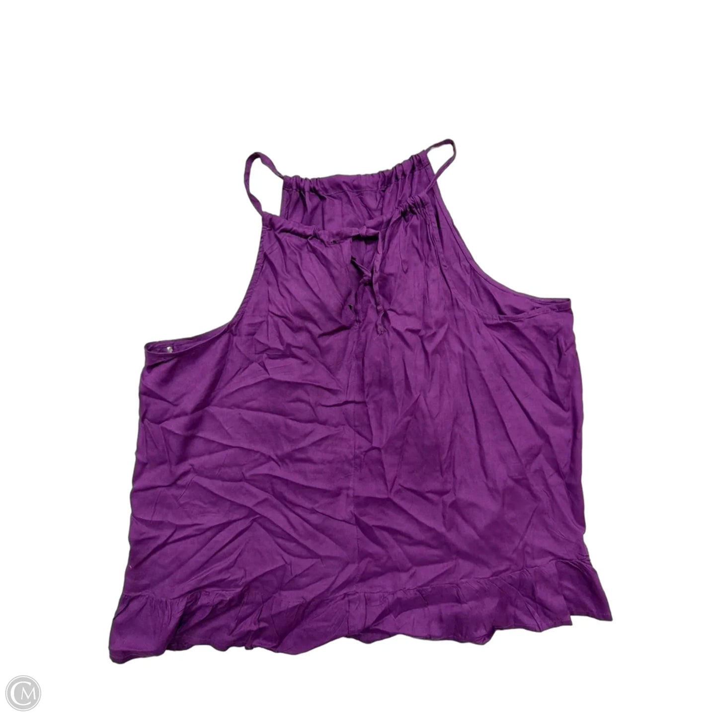 Tank Top By Clothes Mentor In Purple, Size: Xl