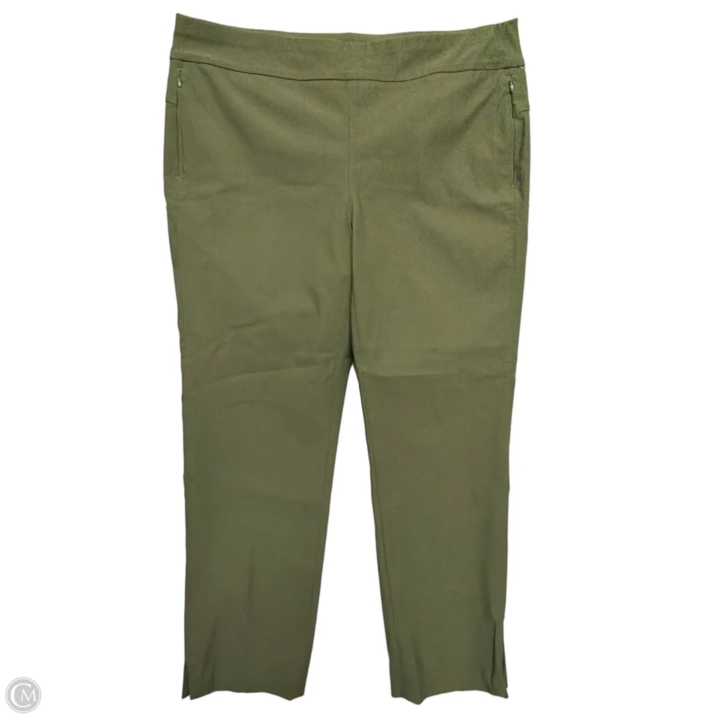 Pants Dress By Chicos In Green, Size: 1x