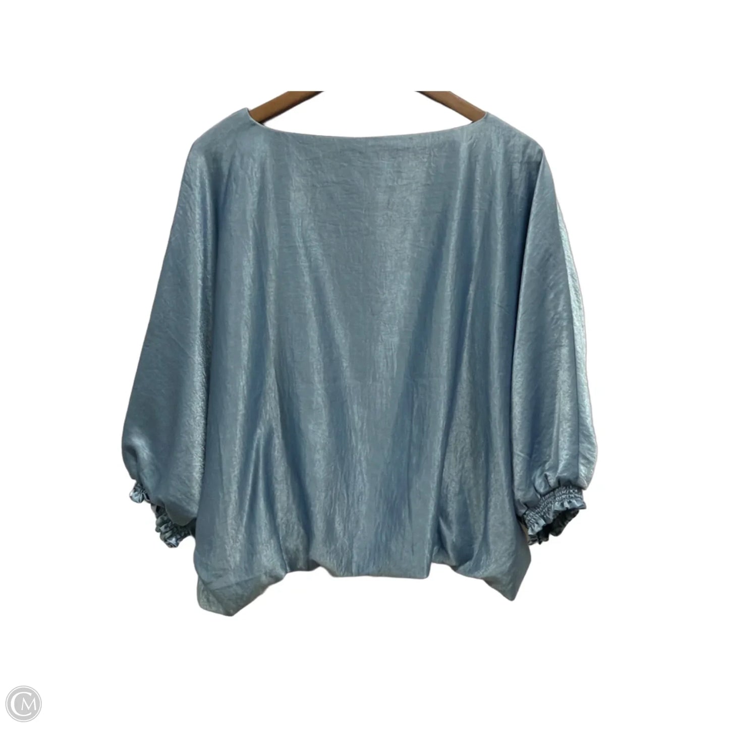 Top Short Sleeve By Clothes Mentor In Blue, Size: Xl