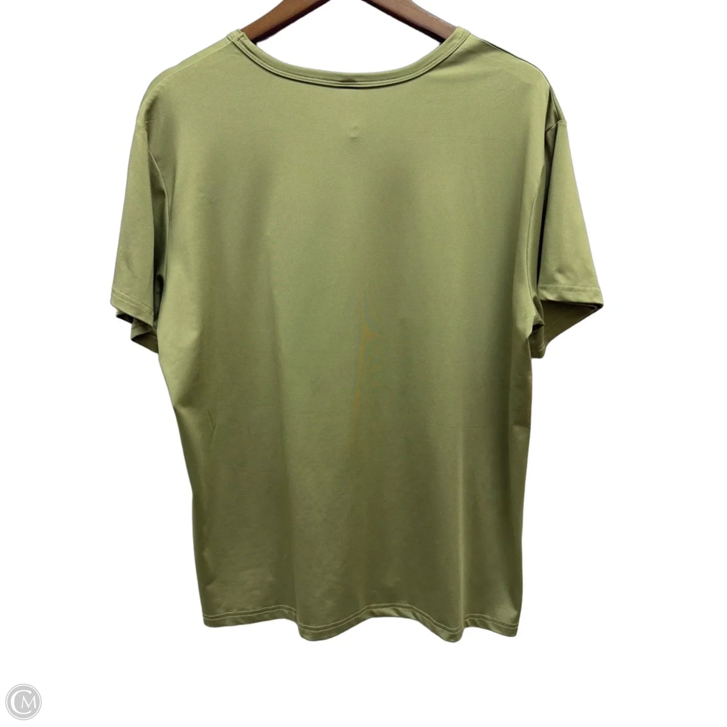 Top Short Sleeve By Shein In Green, Size: Xl
