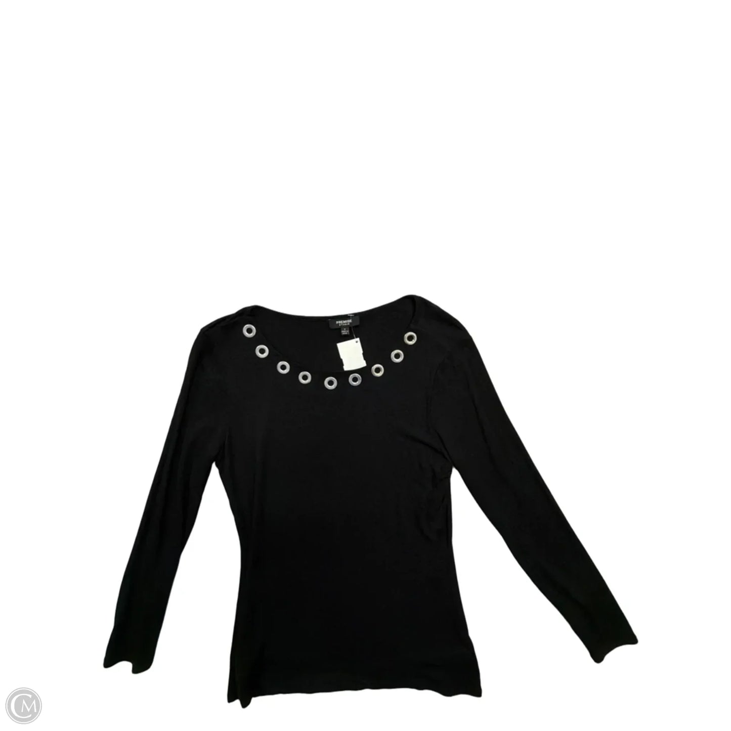 Top Long Sleeve By Premier In Black, Size: S