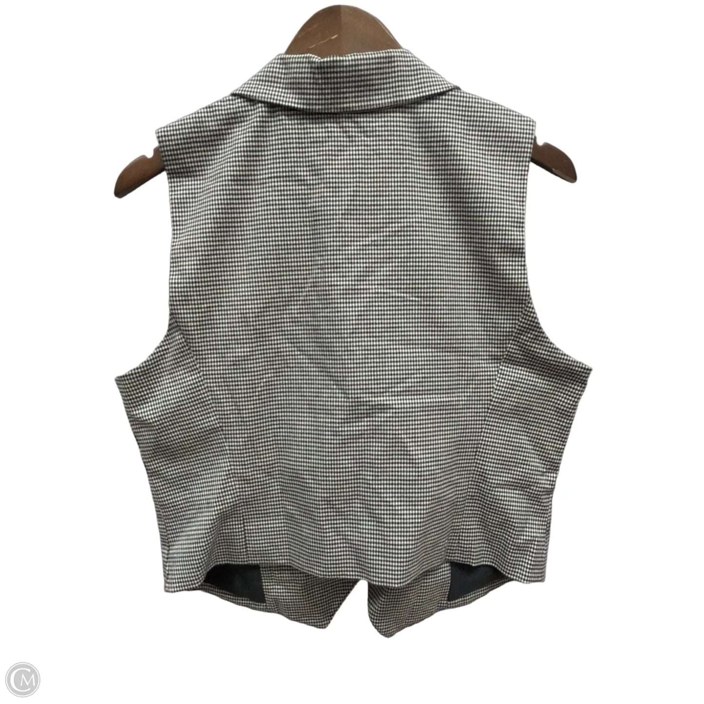 Vest Other By Just Fab In Black & White, Size: Xl