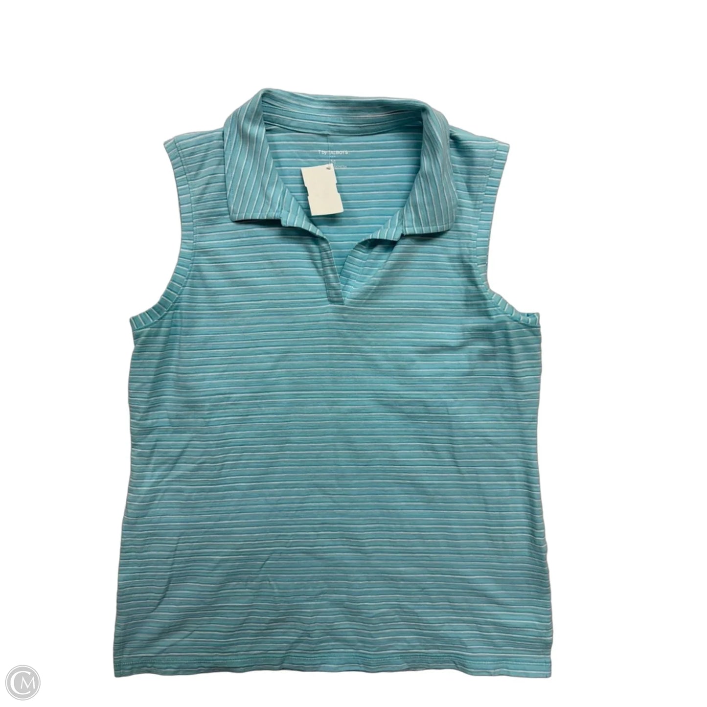 Top Sleeveless By Talbots In Blue, Size: M