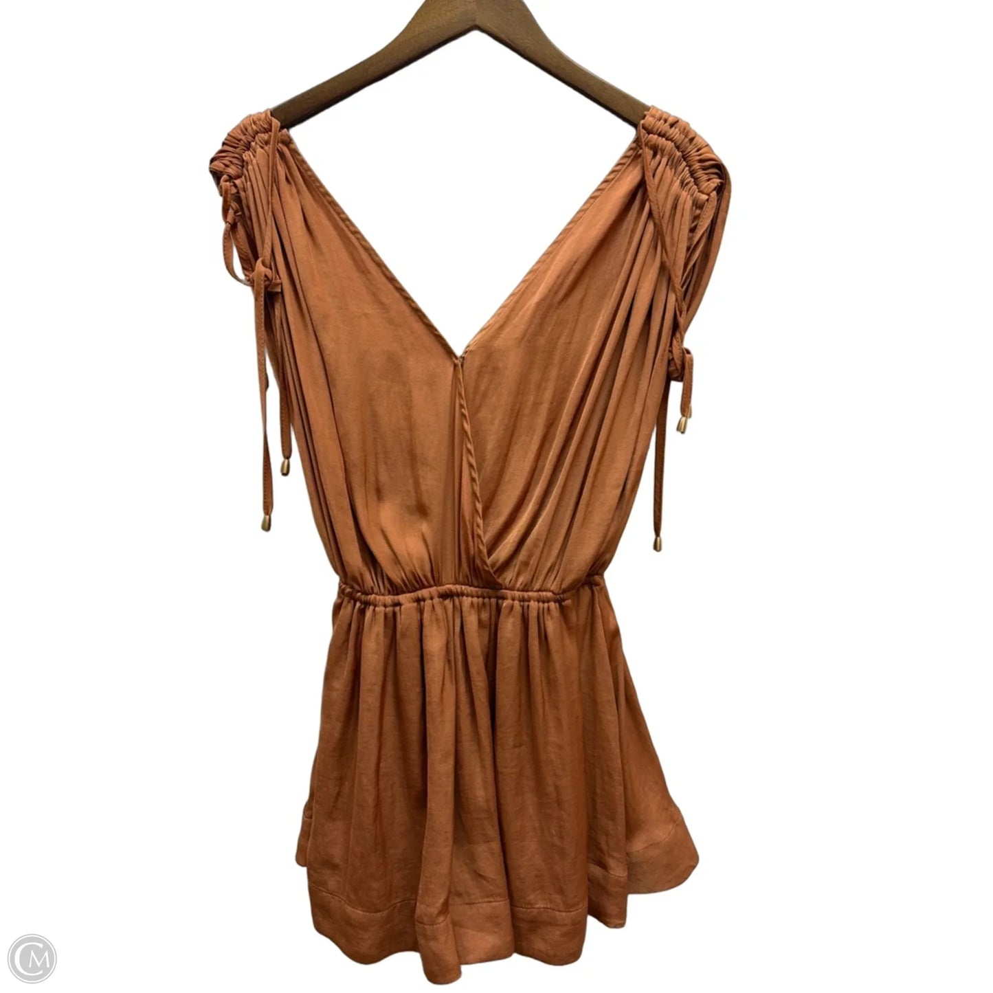 Romper By Free People In Orange, Size: Xs