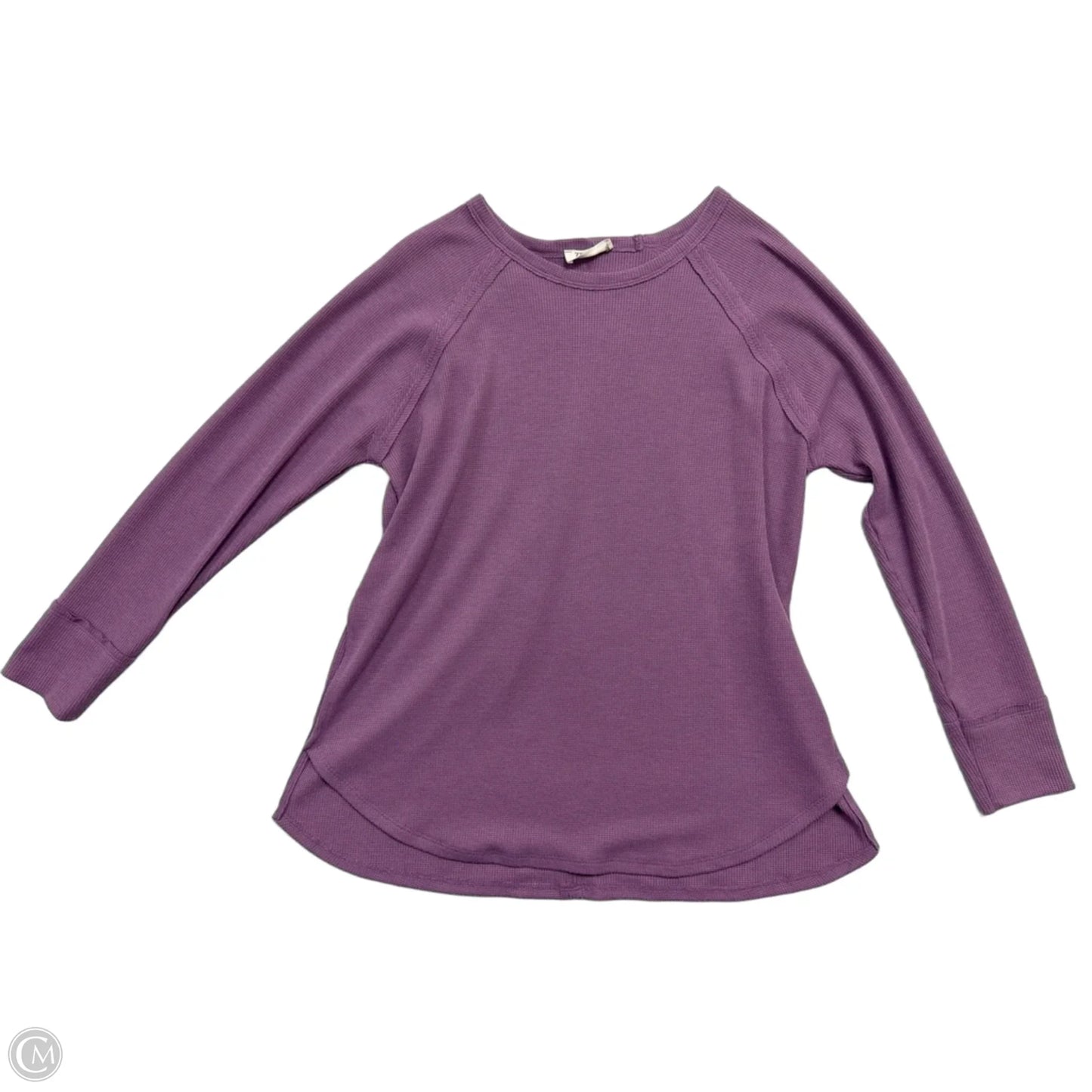 Top Long Sleeve By Zenana In Purple, Size: L