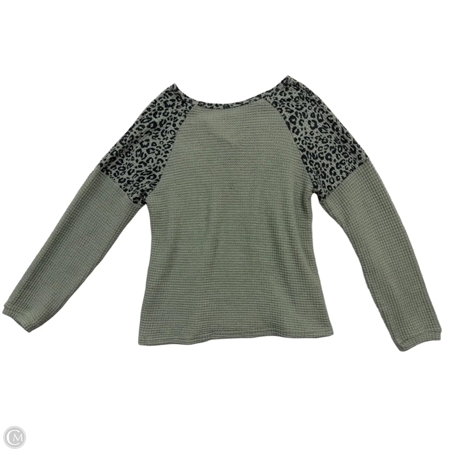 Top Long Sleeve By Clothes Mentor In Green, Size: L