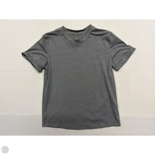 Top Short Sleeve By Clothes Mentor In Grey, Size: S