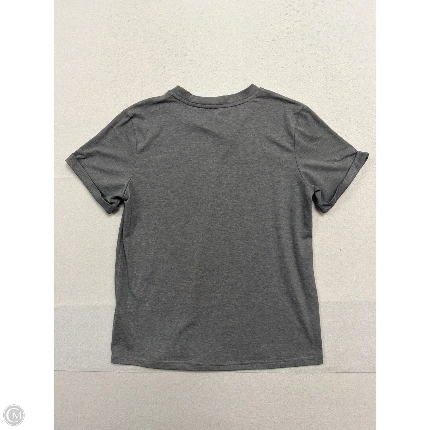 Top Short Sleeve By Clothes Mentor In Grey, Size: S