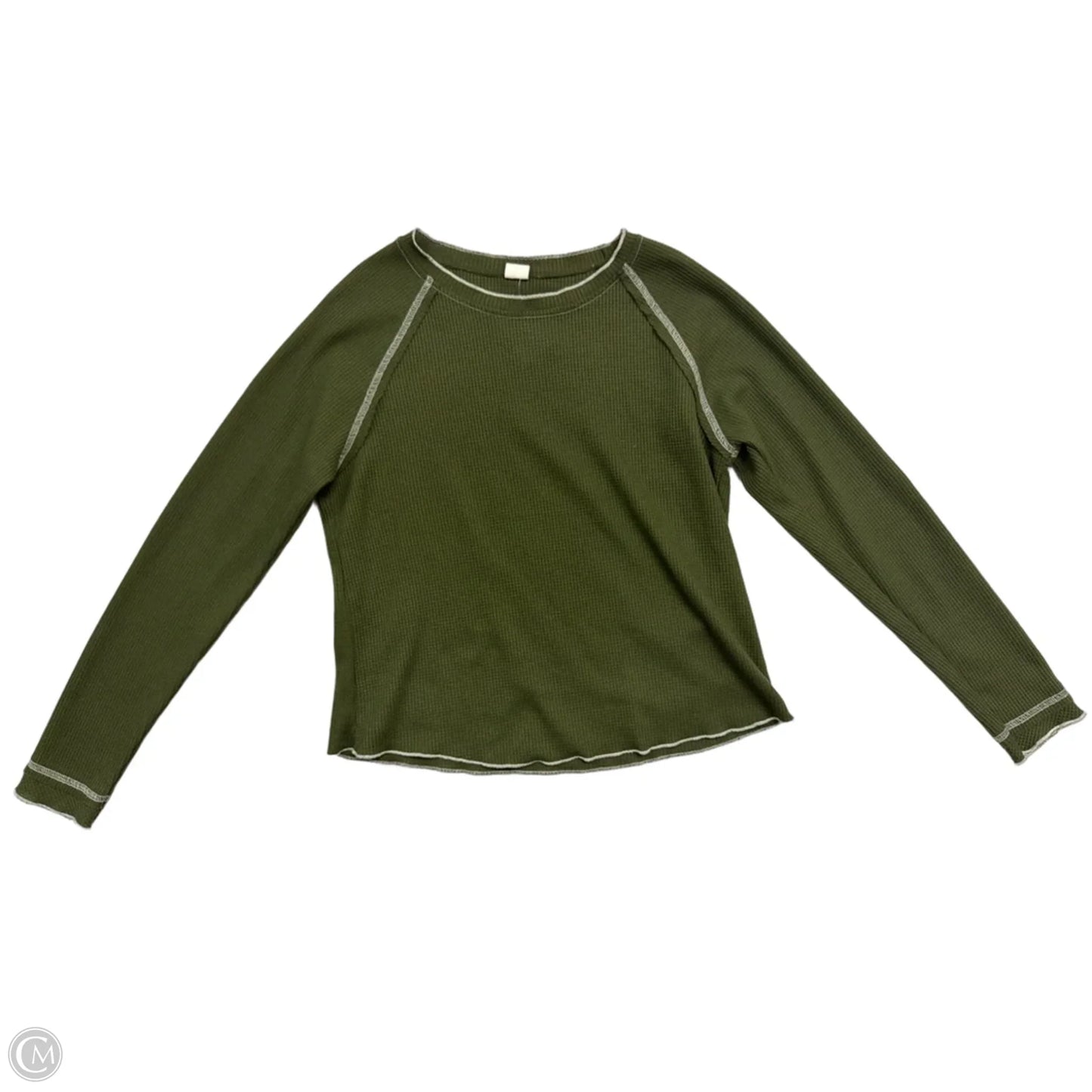 Top Long Sleeve By Clothes Mentor In Green, Size: M