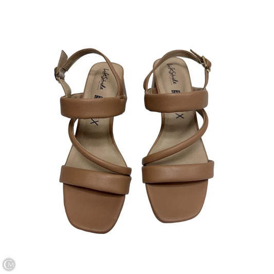 Shoes Heels Block By Life Stride In Tan, Size: 9