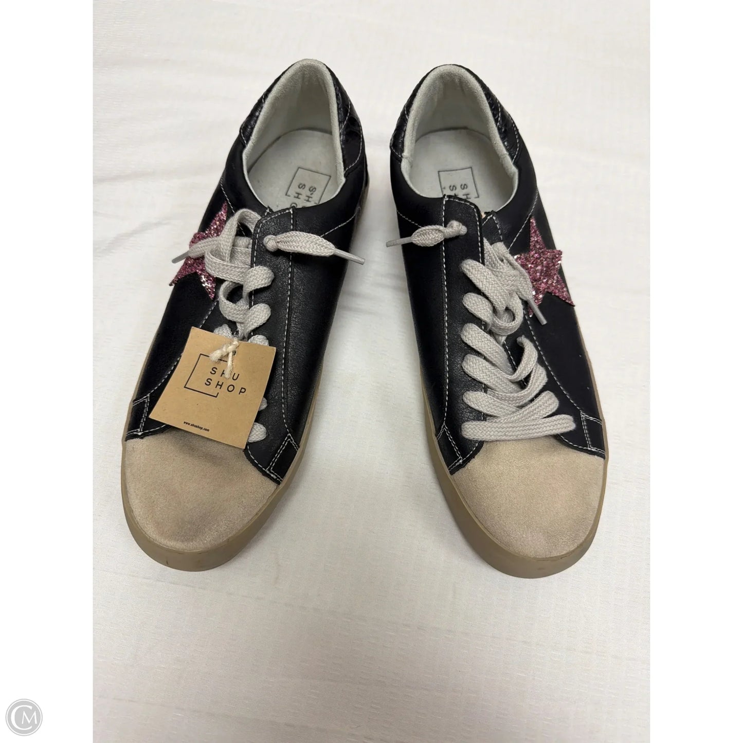 Shoes Sneakers By Shu Shop In Black & Tan, Size: 10