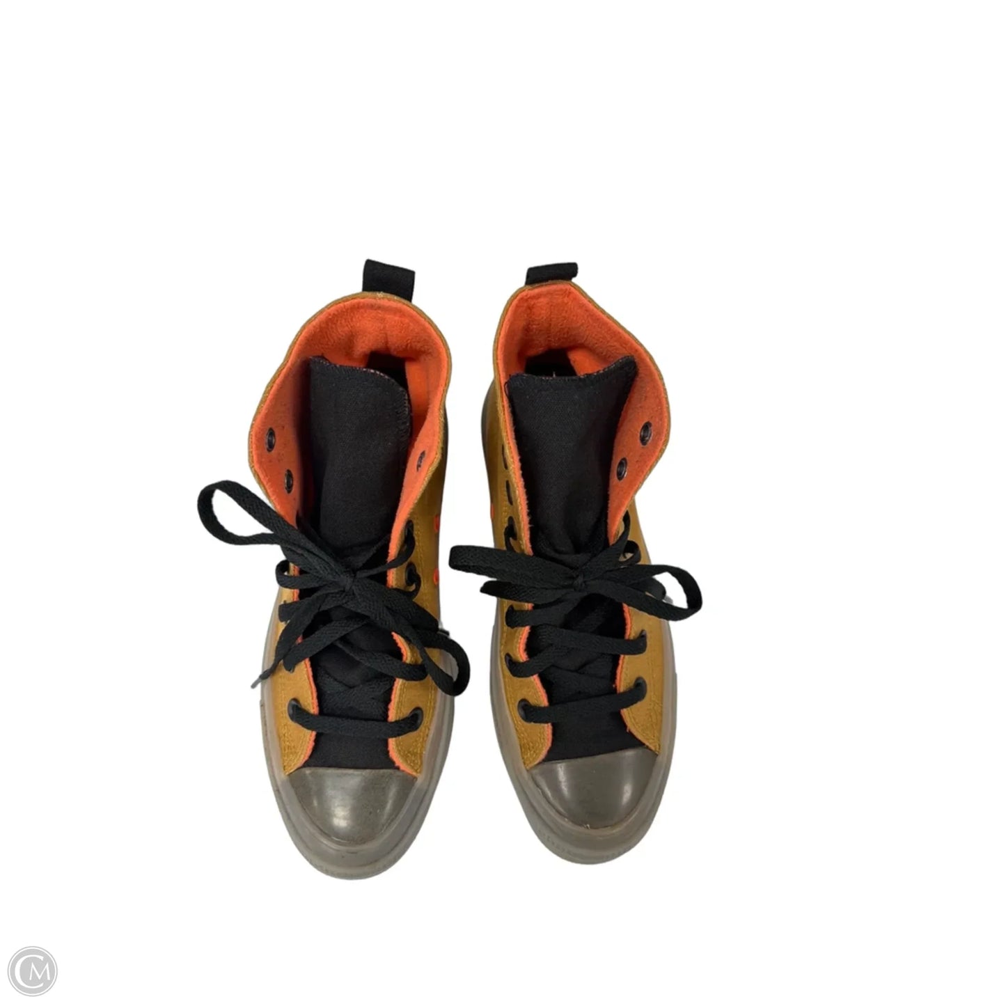 Shoes Sneakers By Converse In Brown & Orange, Size: 8