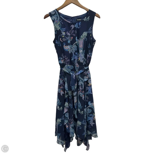 Dress Casual Midi By Roz And Ali In Blue, Size: M