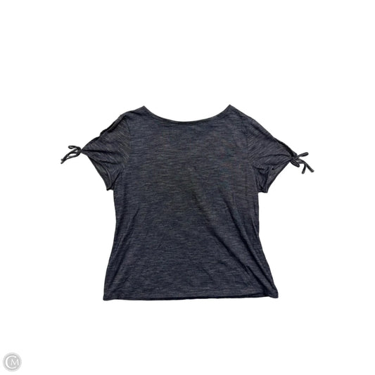 Top Short Sleeve By Talbots In Blue, Size: Lp