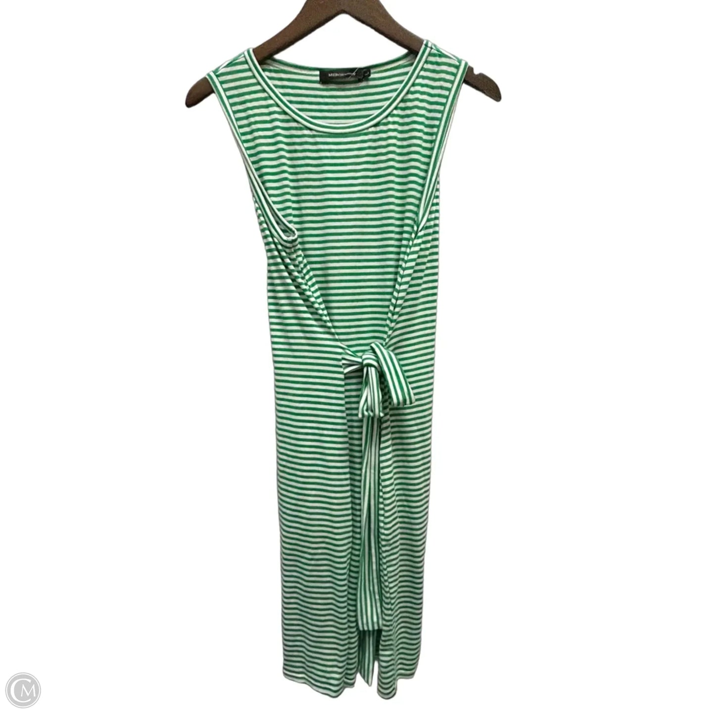 Dress Casual Midi By Merokeety In Striped Pattern, Size: L