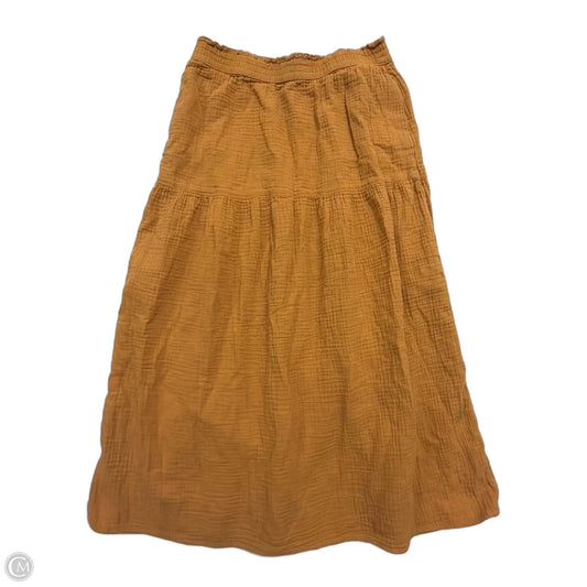 Skirt Midi By Universal Thread In Orange, Size: S