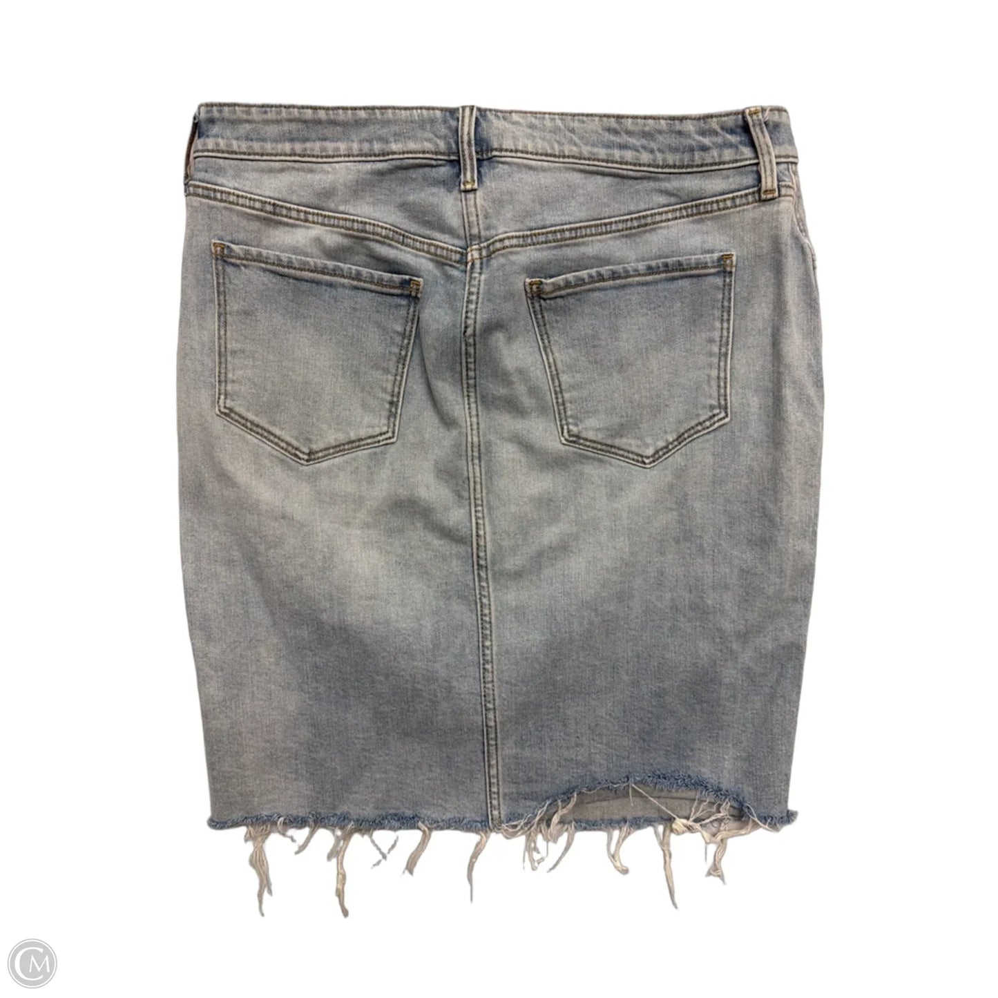 Skirt Midi By Old Navy In Blue Denim, Size: Xl