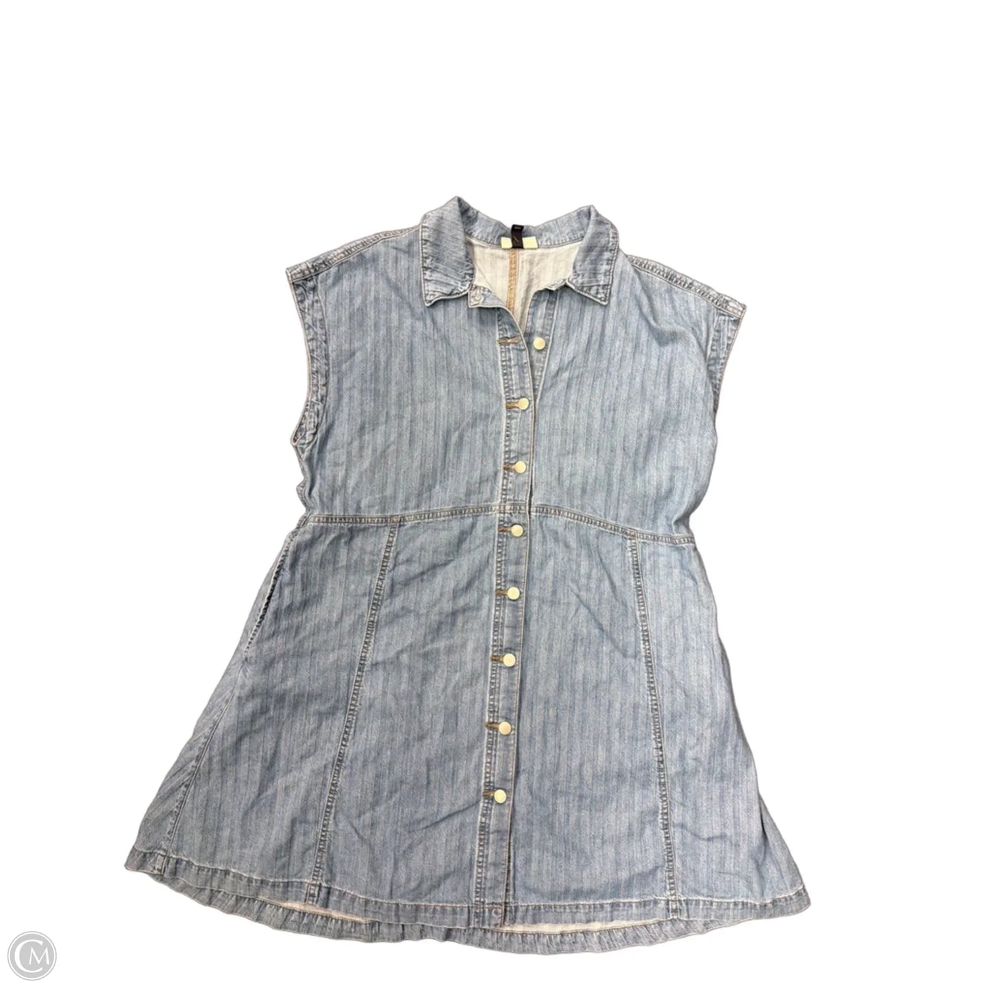 Dress Casual Short By Universal Thread In Blue Denim, Size: 1x
