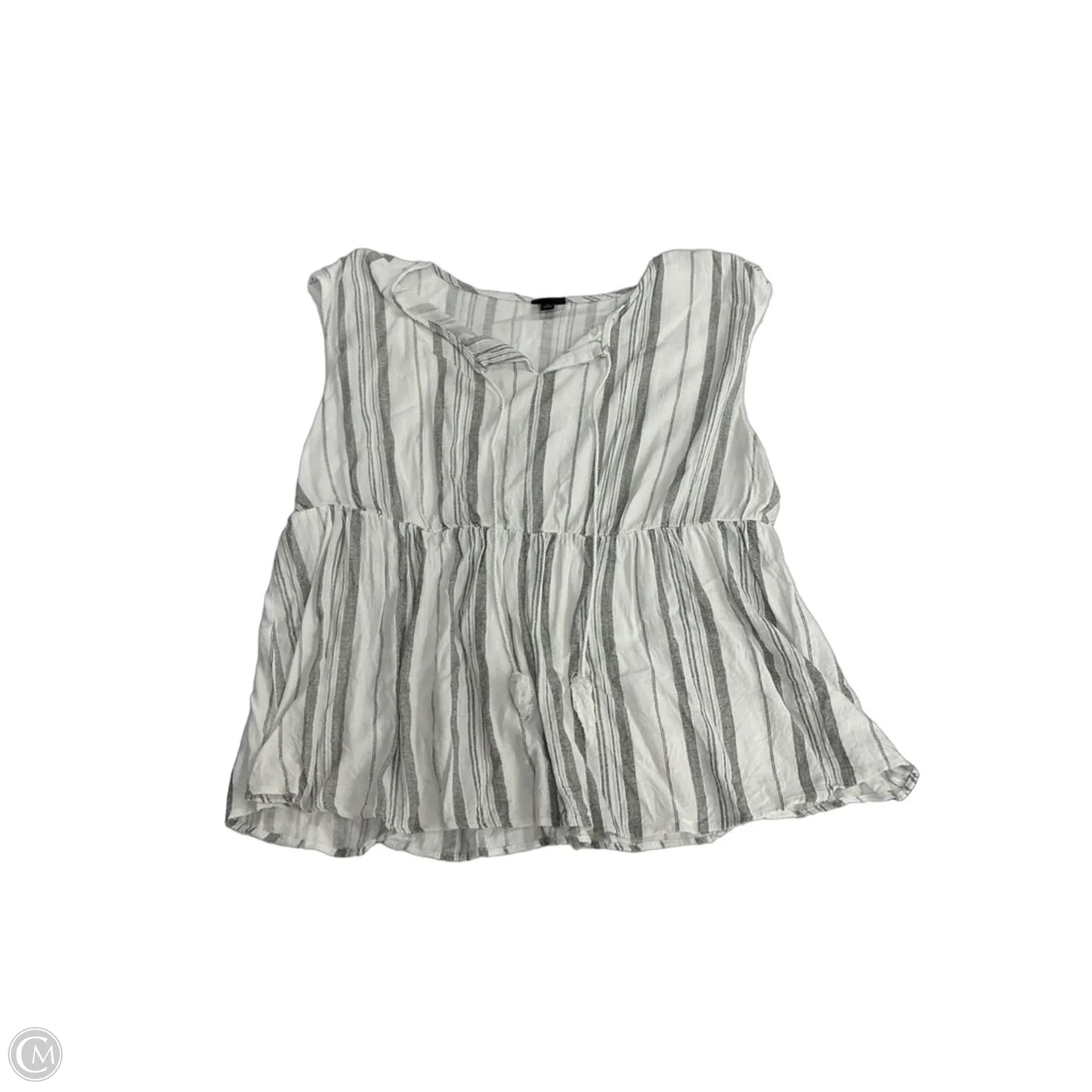 Top Sleeveless By Torrid In Striped Pattern, Size: 1x