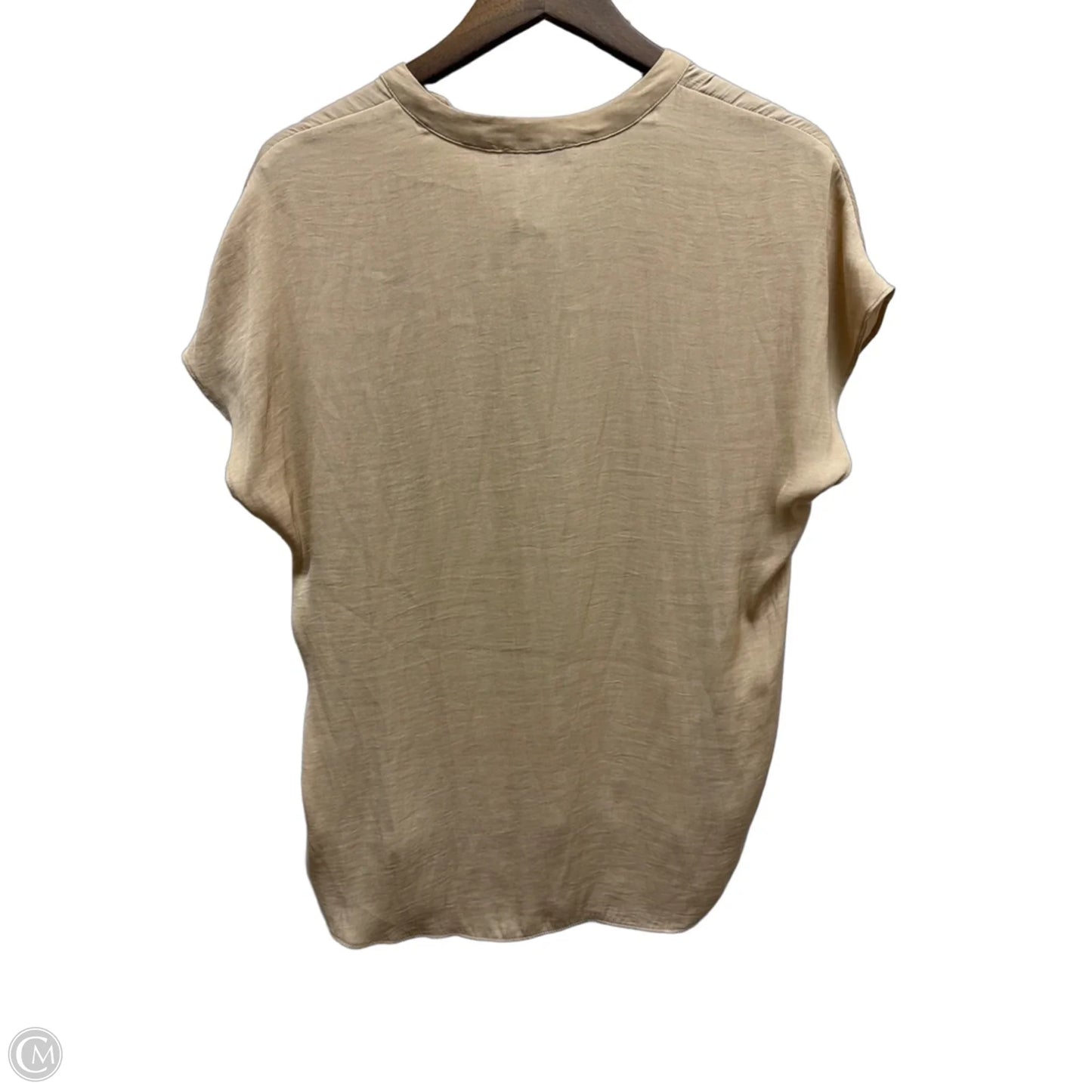 Top Sleeveless By Maison Damelie In Gold, Size: S