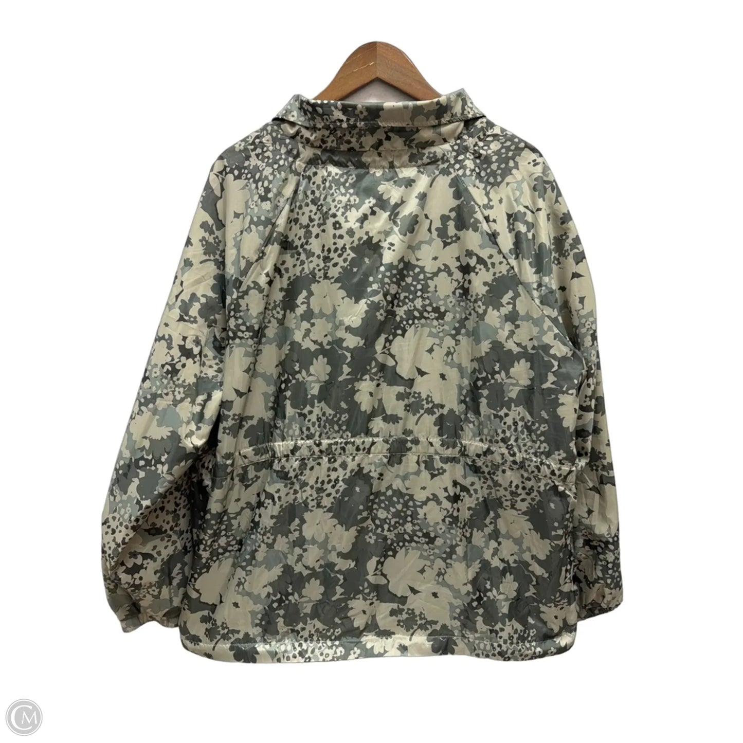 Jacket Windbreaker By Maurices In Camouflage Print, Size: 1x