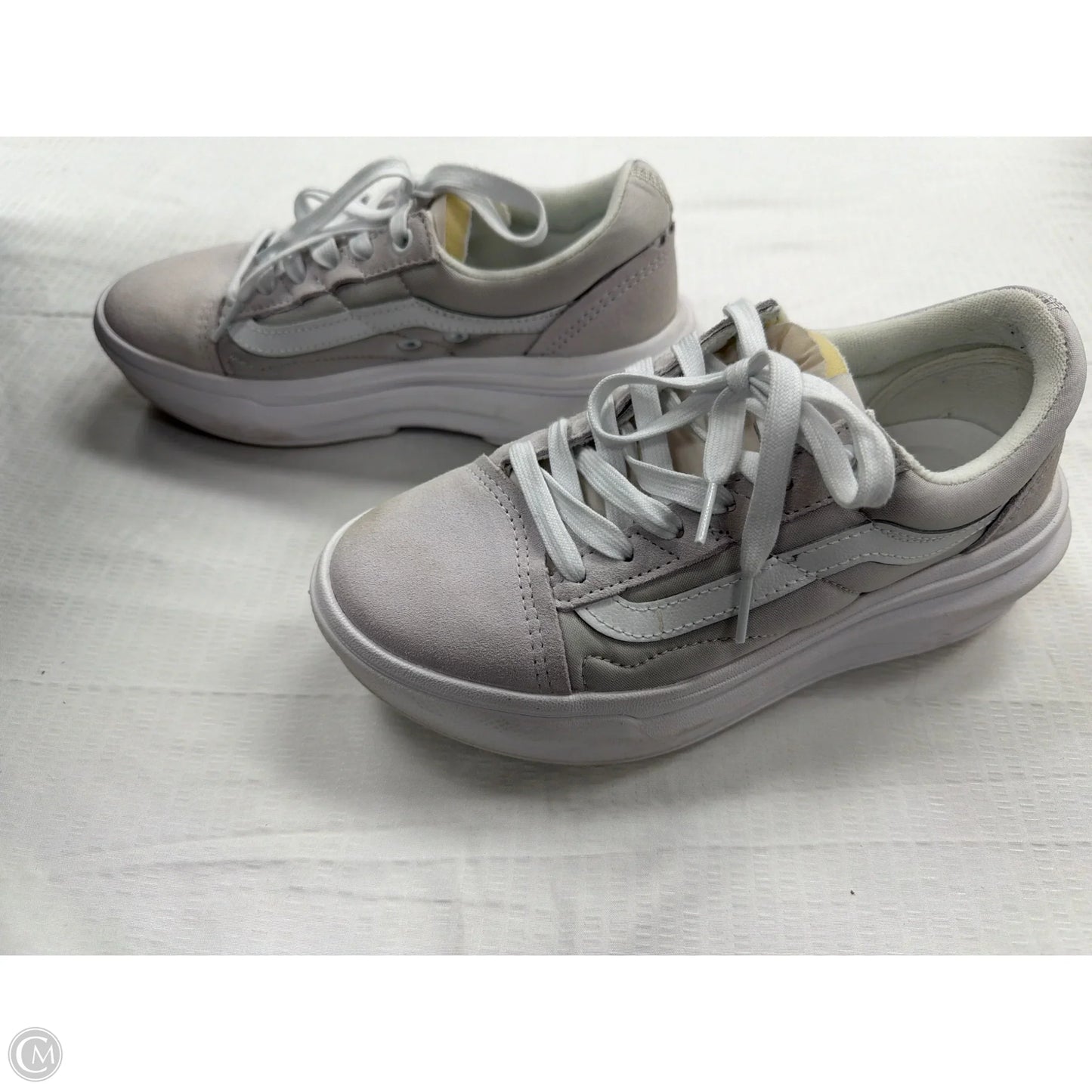 Shoes Sneakers By Vans In Grey, Size: 7