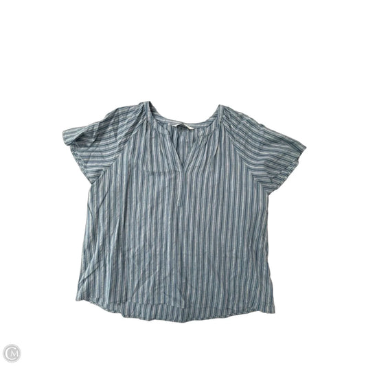 Top Short Sleeve By Sonoma In Striped Pattern, Size: Xl