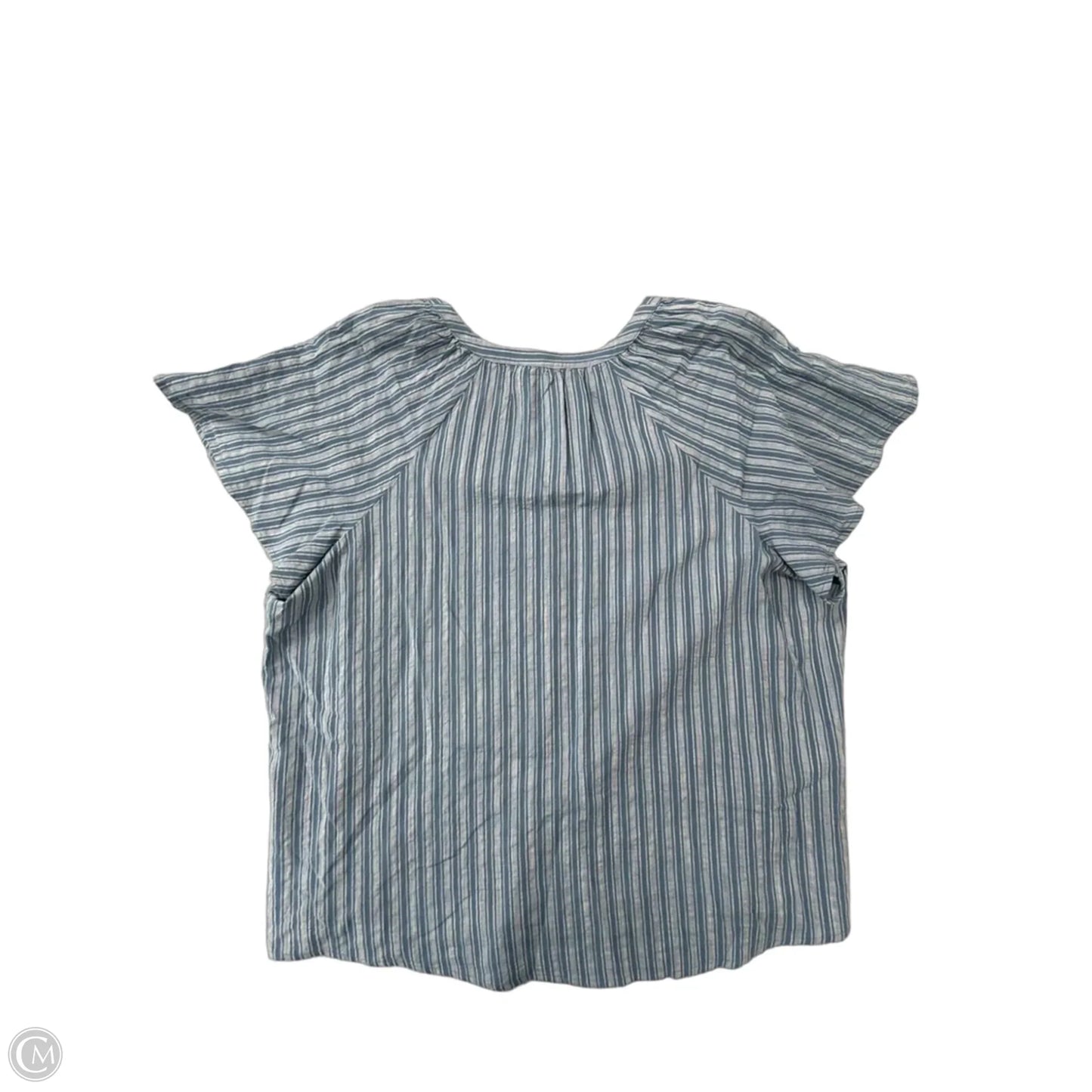 Top Short Sleeve By Sonoma In Striped Pattern, Size: Xl