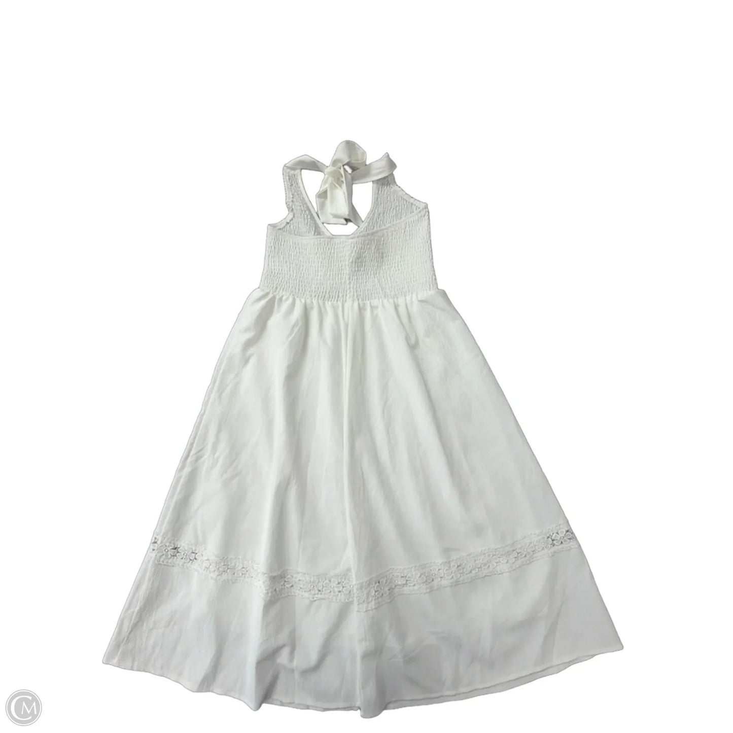 Dress Casual Midi By Shein In White, Size: L