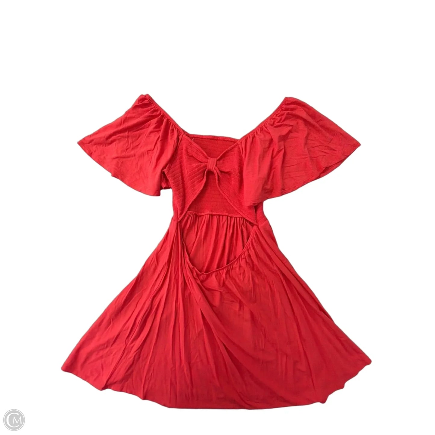 Dress Casual Short By Venus In Coral, Size: L