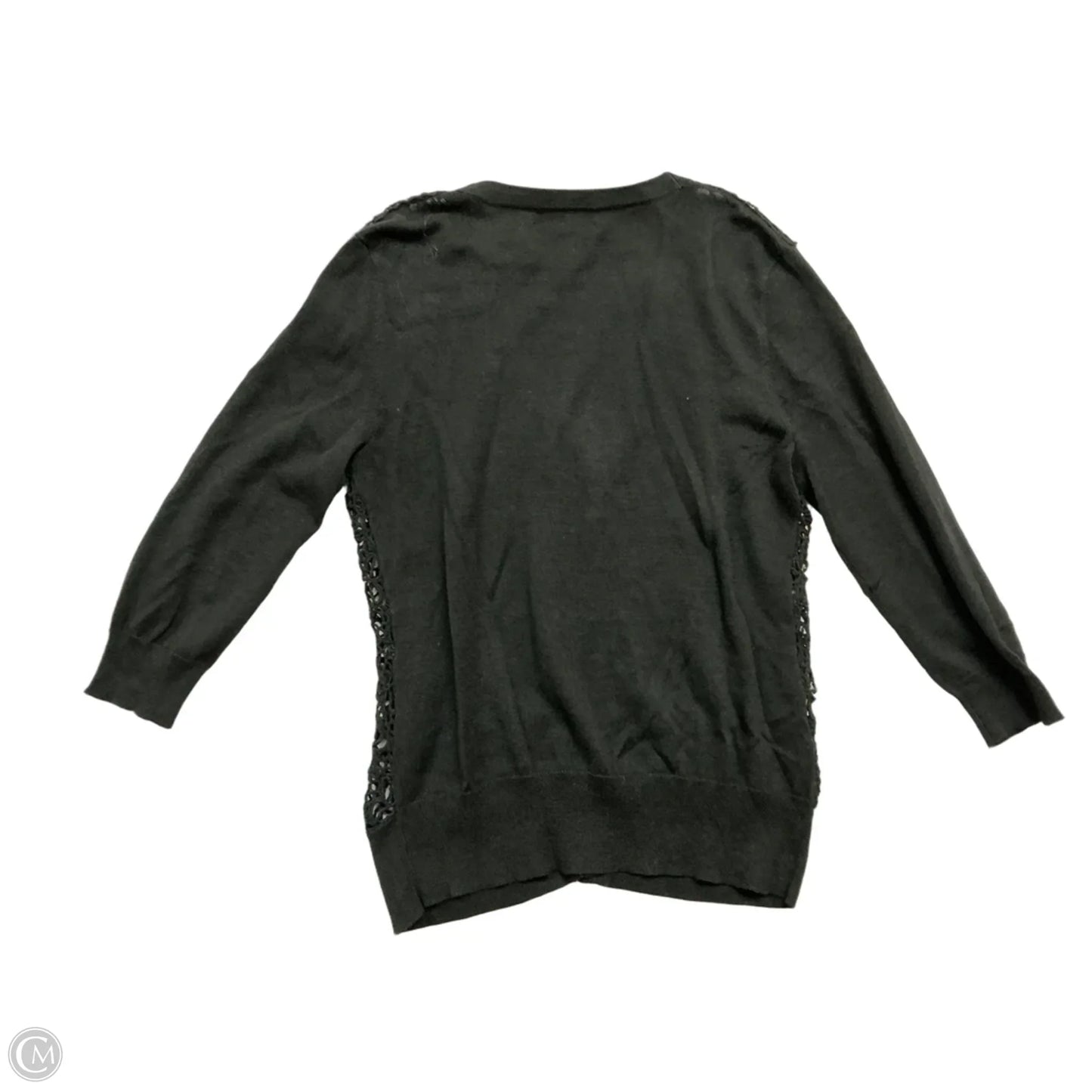 Cardigan By Cable And Gauge In Black, Size: L