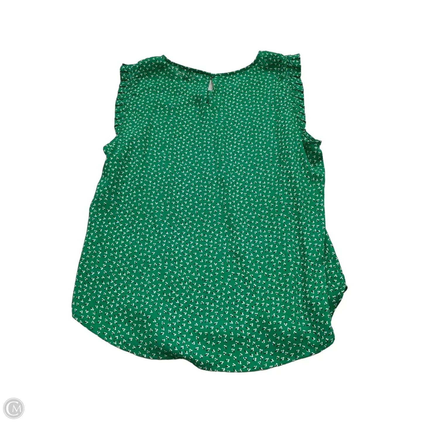 Top Sleeveless By Adrianna Papell In Green, Size: Xl