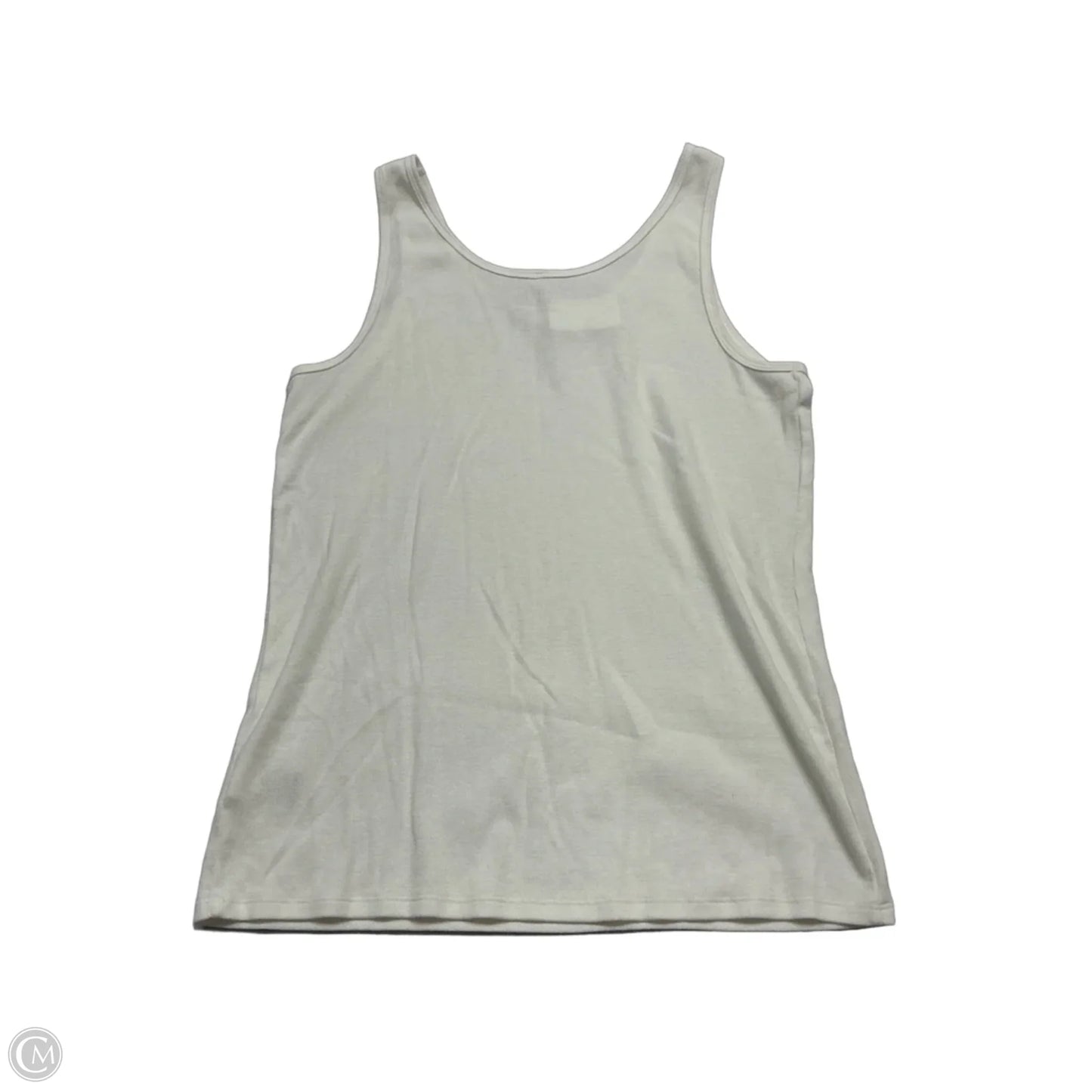 Tank Top By Time And Tru In White, Size: 1x