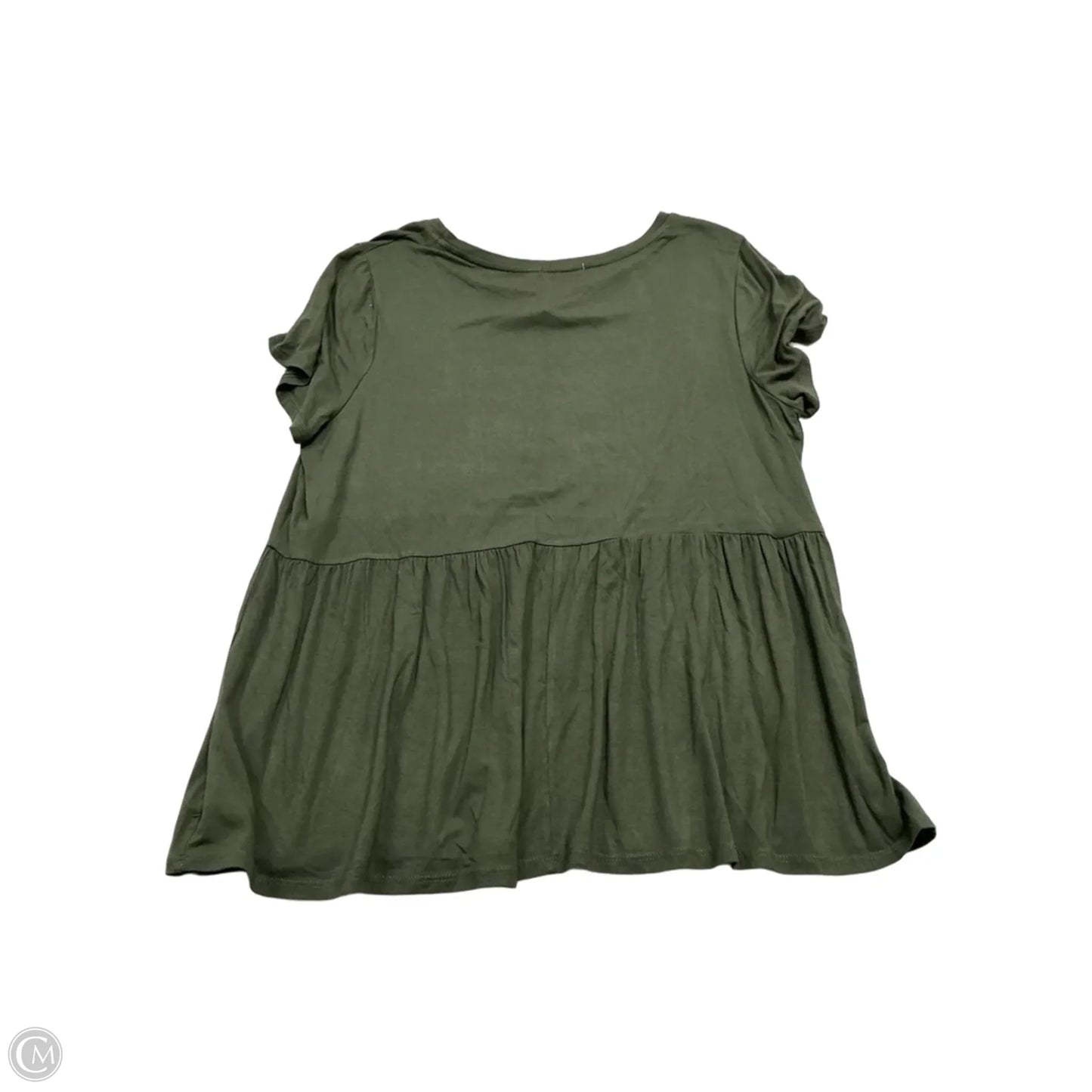 Top Short Sleeve By Maurices In Green, Size: Xl