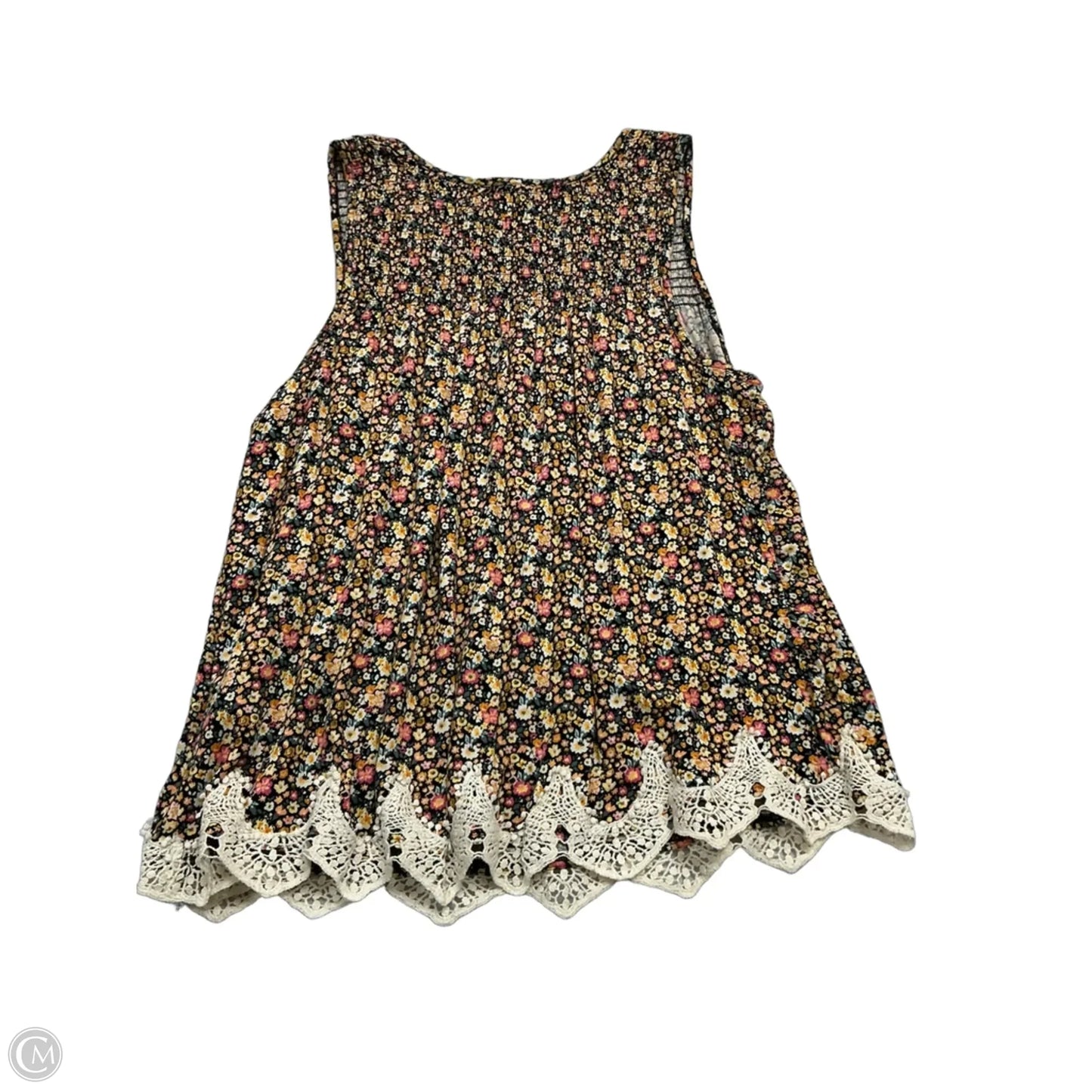 Tank Top By Rewind In Floral Print, Size: Xl
