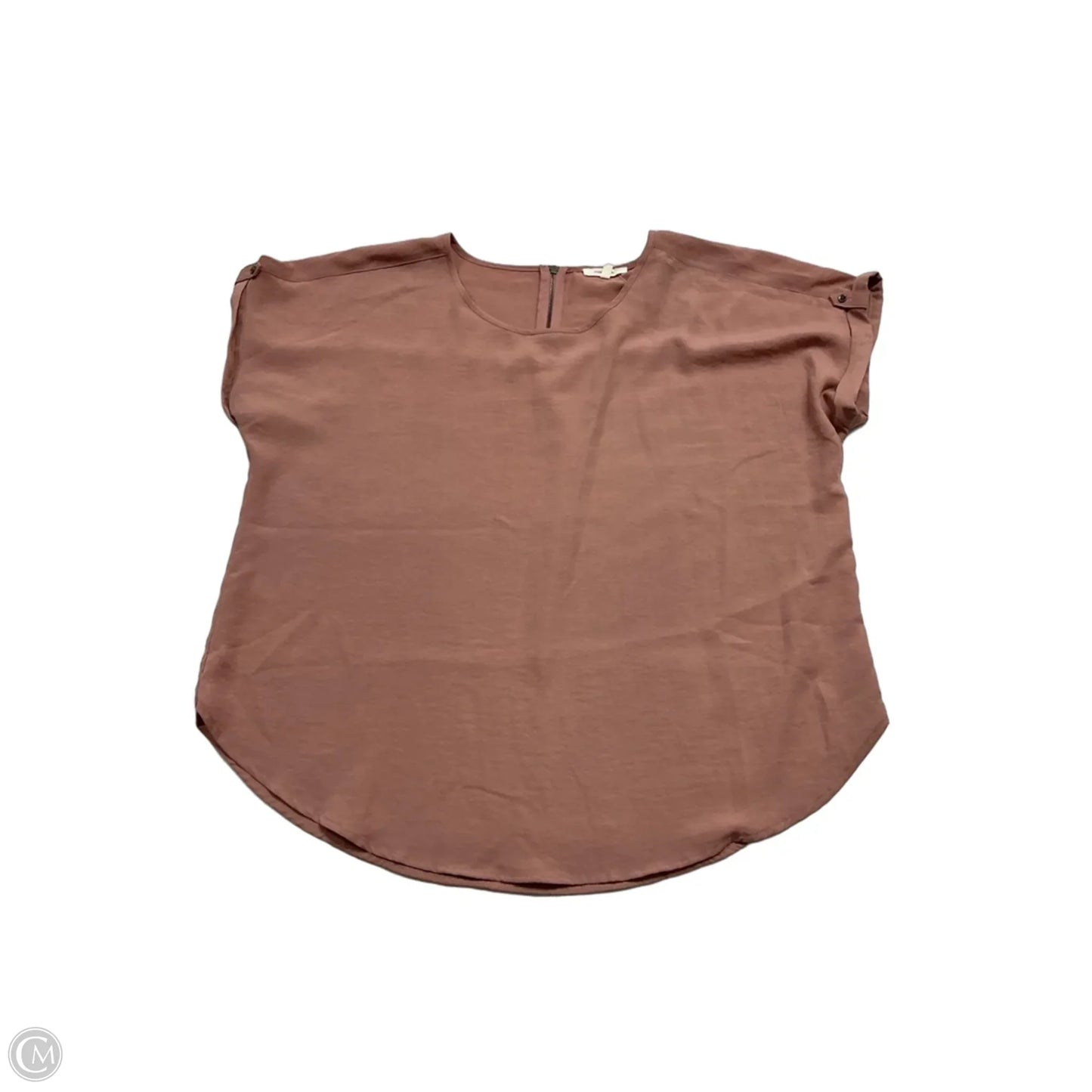 Top Short Sleeve By Maurices In Pink, Size: L