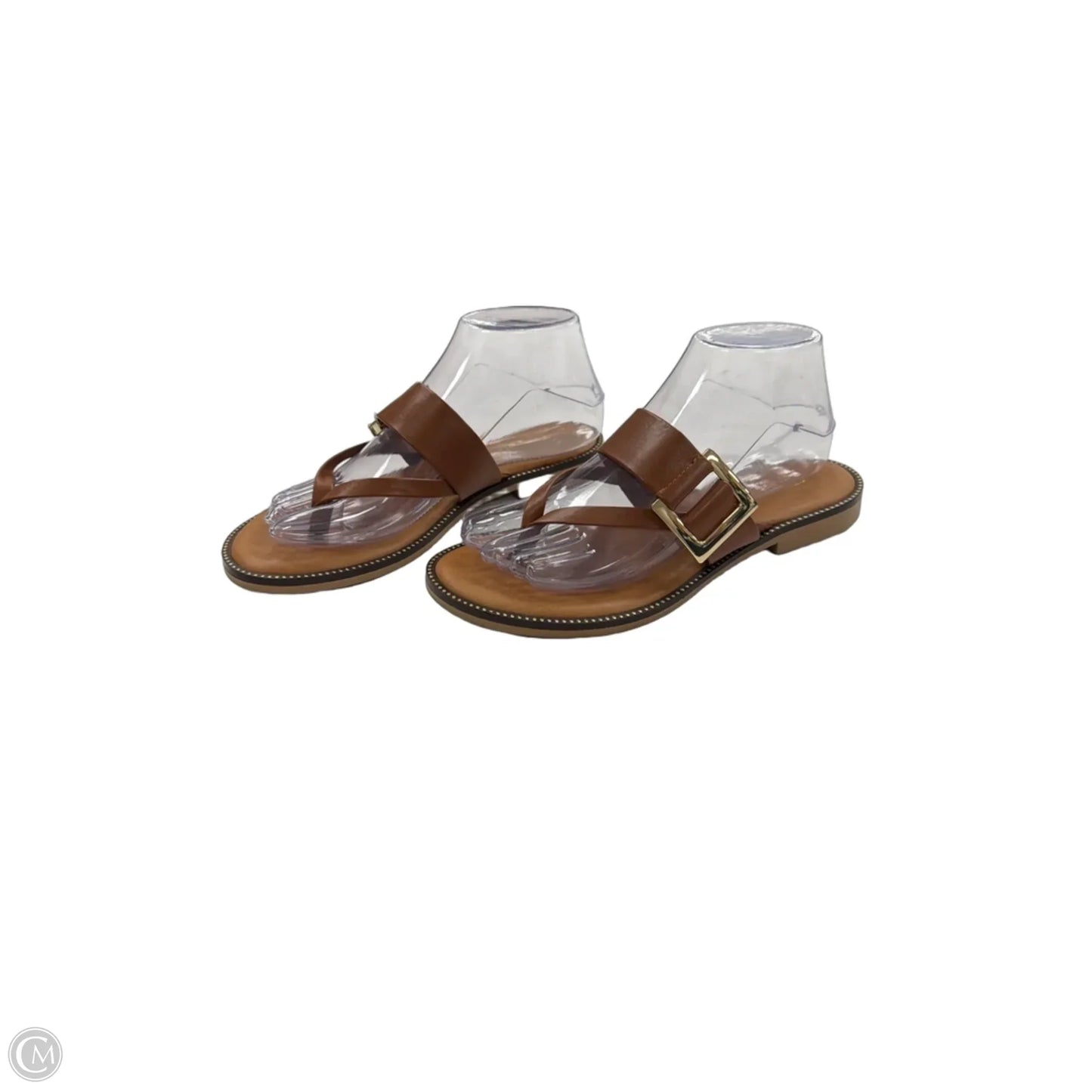 Sandals Flats By Toscanella In Brown, Size: 7.5