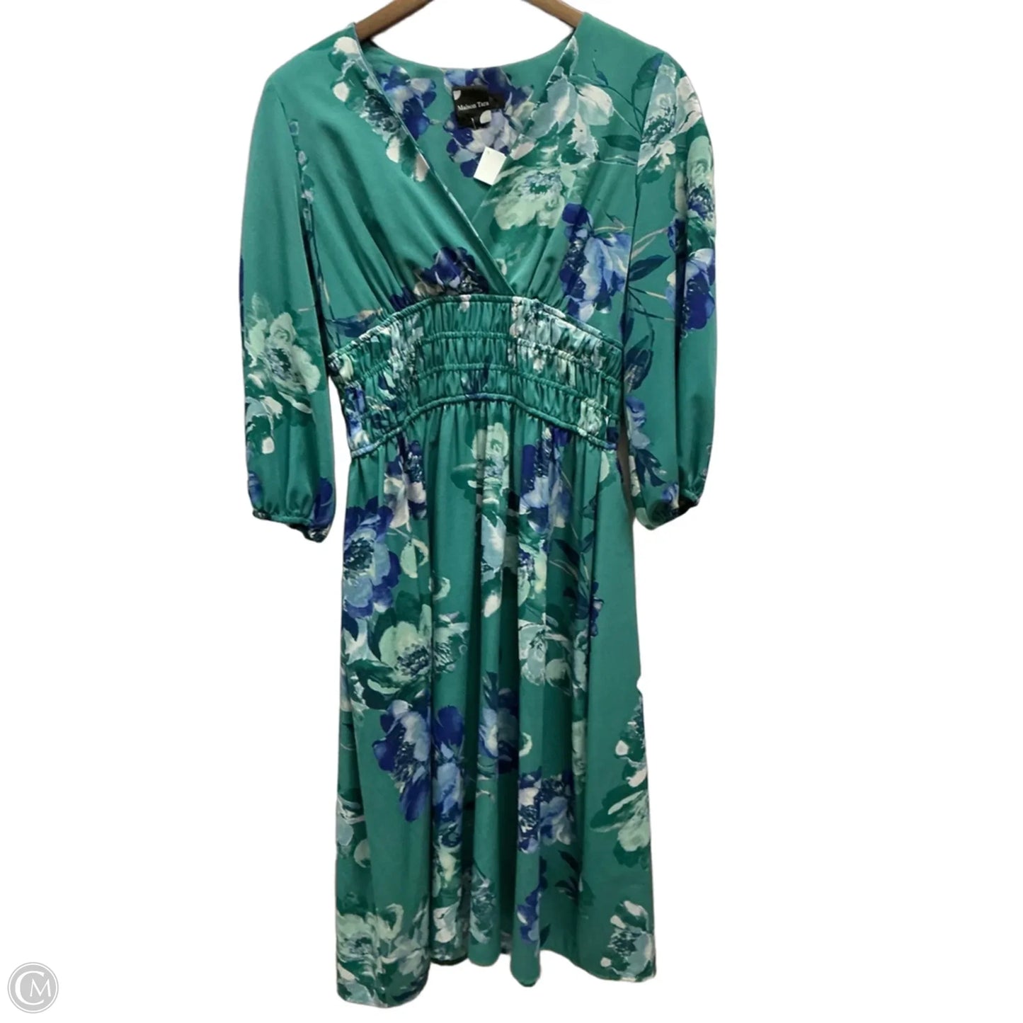 Dress Casual Midi By Clothes Mentor In Floral Print, Size: Xl