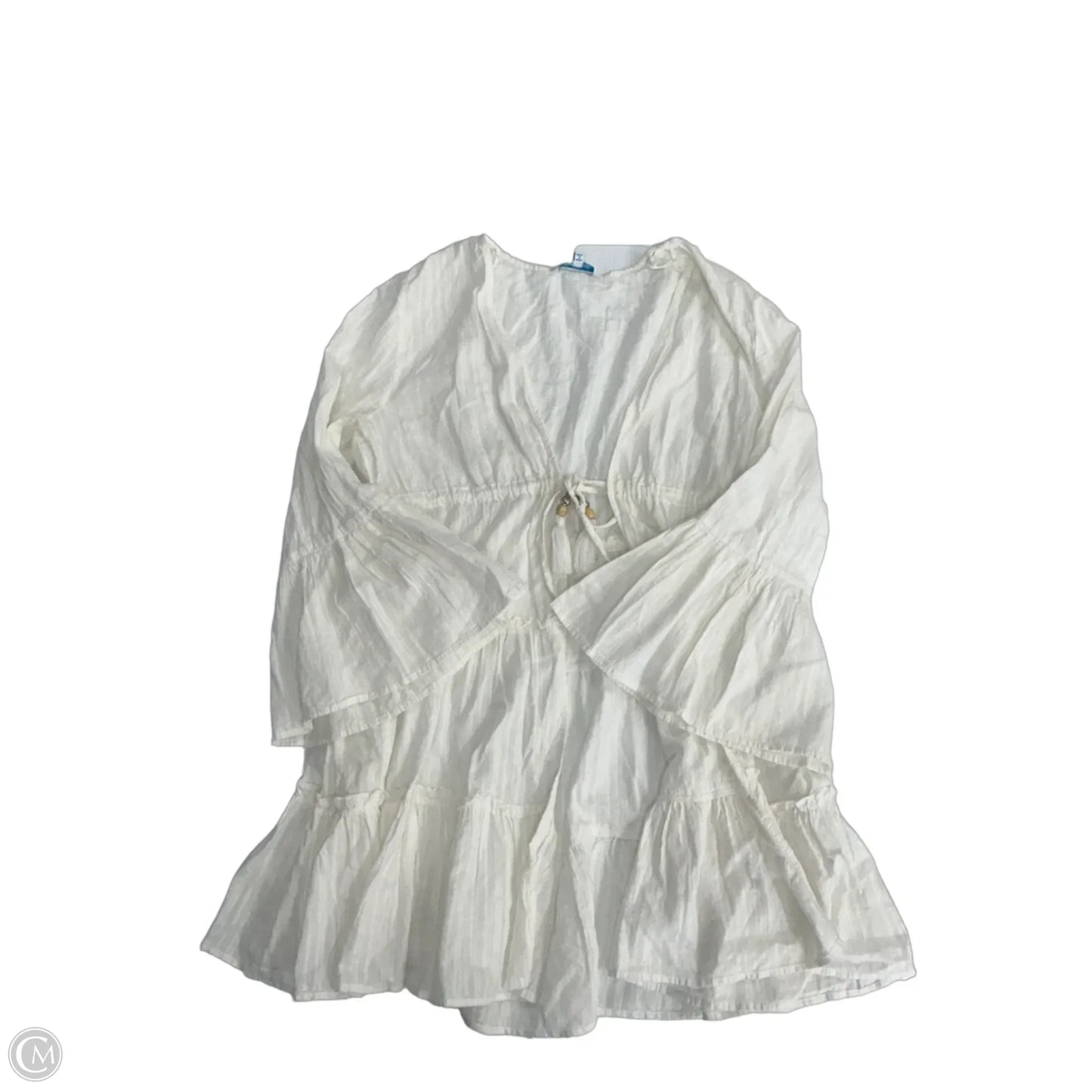 Swimwear Cover-up By Clothes Mentor In White, Size: S